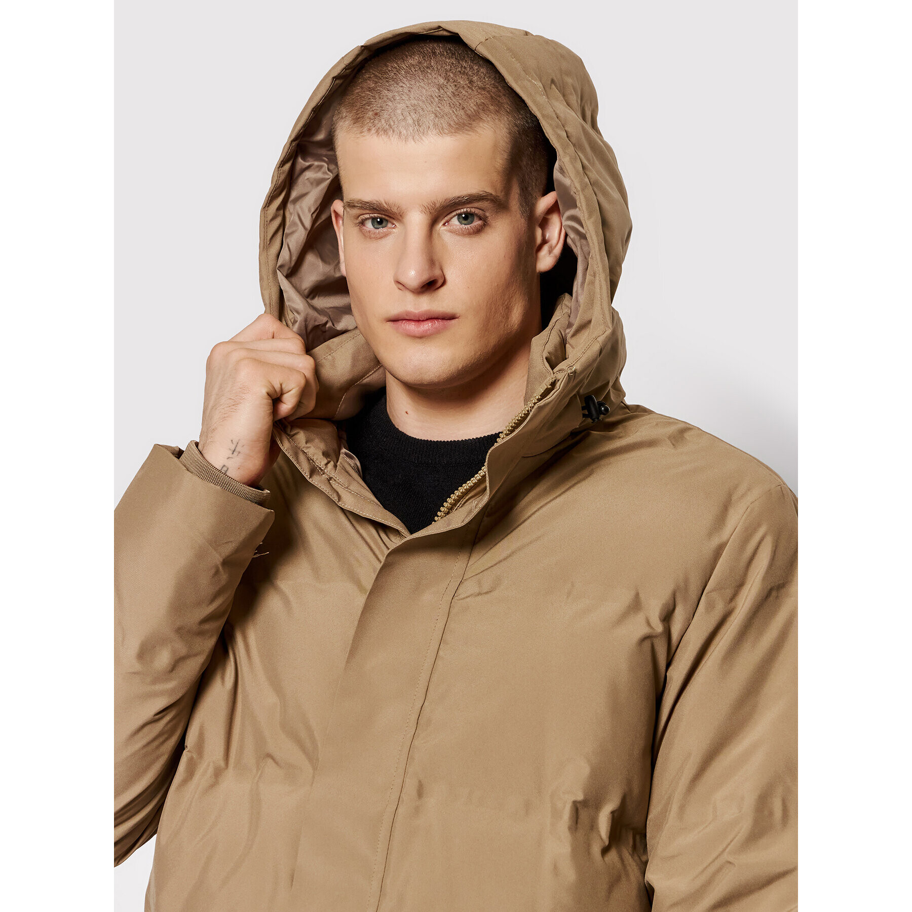 Jack&Jones PREMIUM Vatovaná bunda Blashade 12199317 Béžová Regular Fit - Pepit.cz