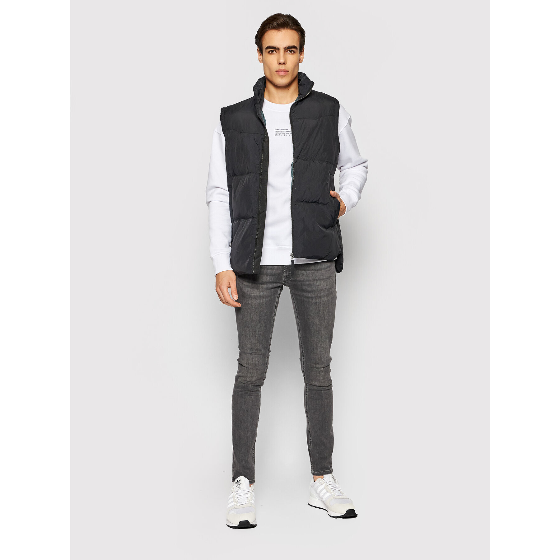 Jack&Jones PREMIUM Vesta Lawind 12191277 Černá Regular Fit - Pepit.cz