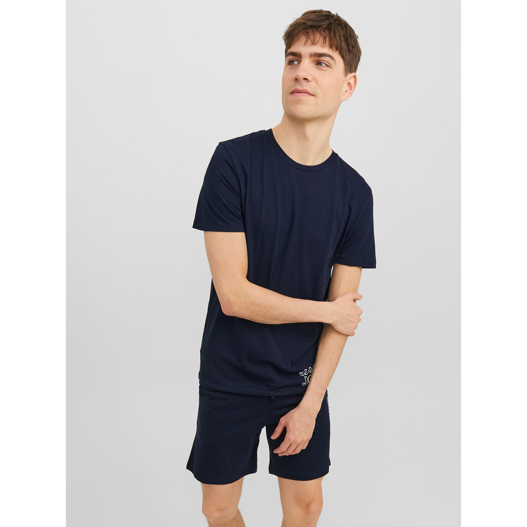 Jack&Jones Pyžamo 12245905 Tmavomodrá Standard Fit - Pepit.cz