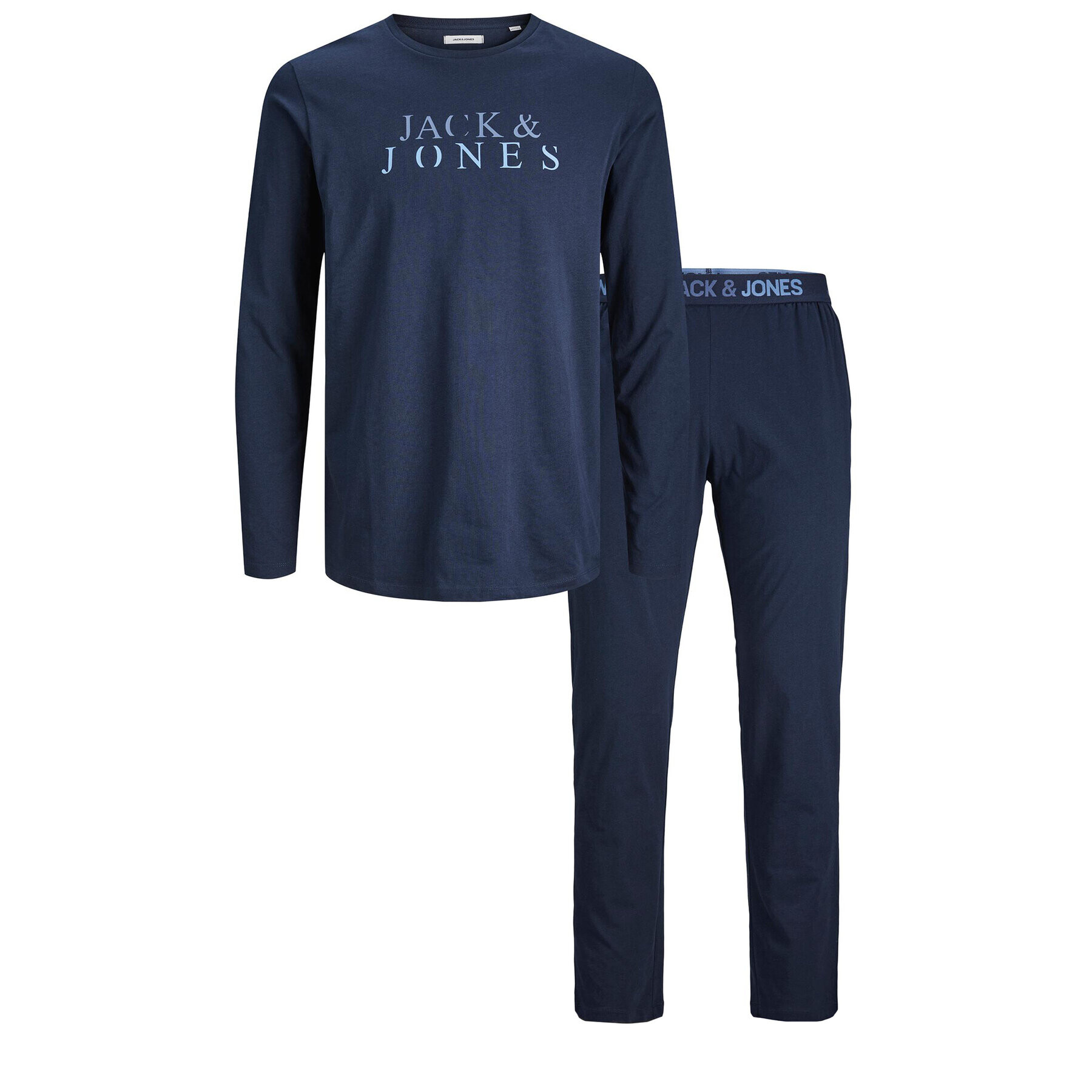 Jack&Jones Pyžamo 12252293 Tmavomodrá Standard Fit - Pepit.cz