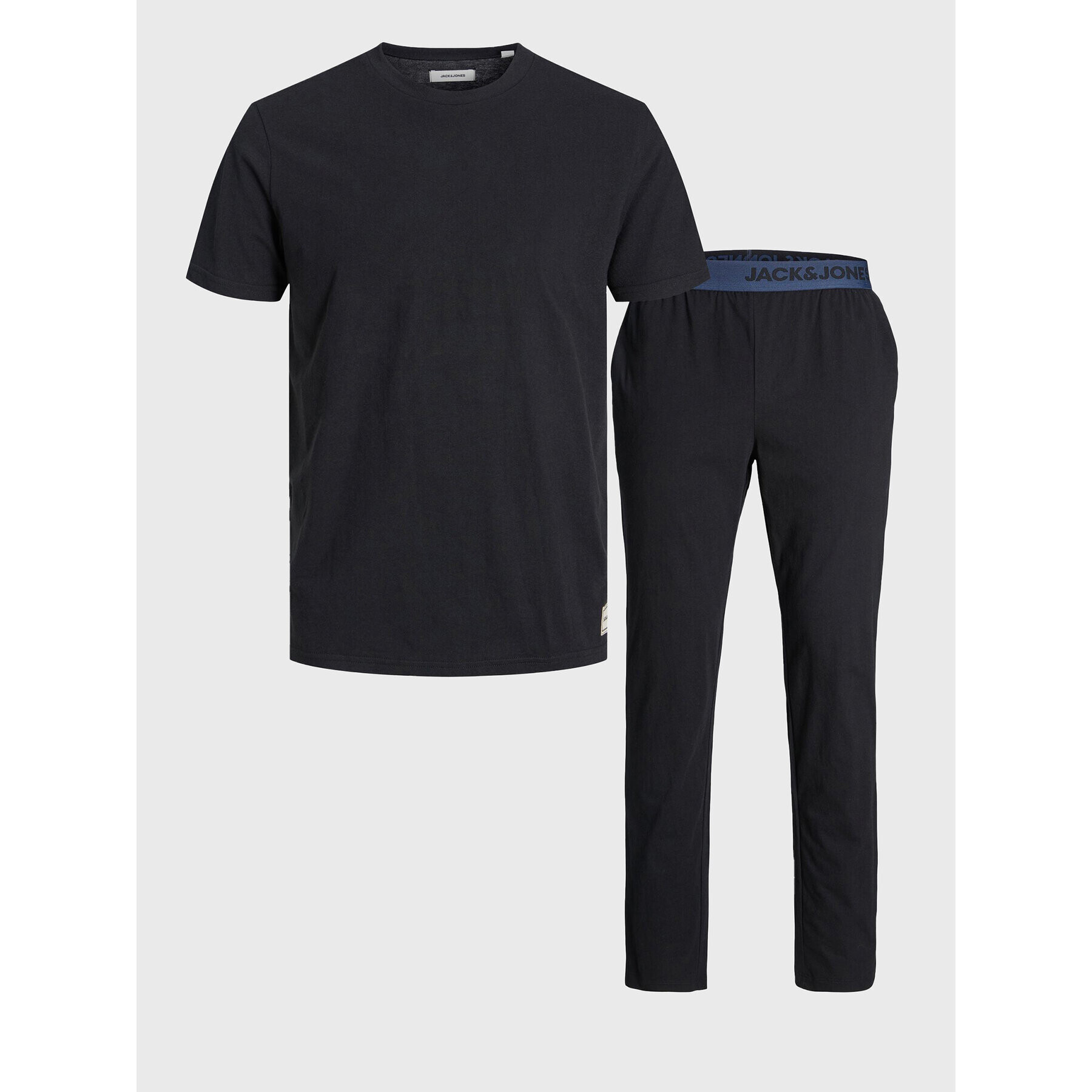 Jack&Jones Pyžamo Basic 12221859 Černá Regular Fit - Pepit.cz