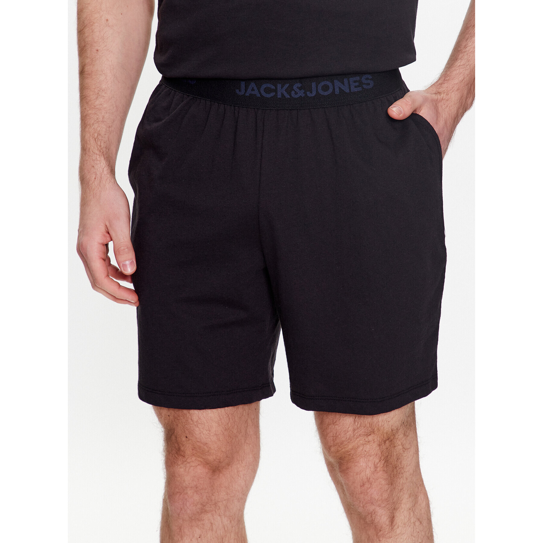 Jack&Jones Pyžamové šortky 12224914 Černá Regular Fit - Pepit.cz