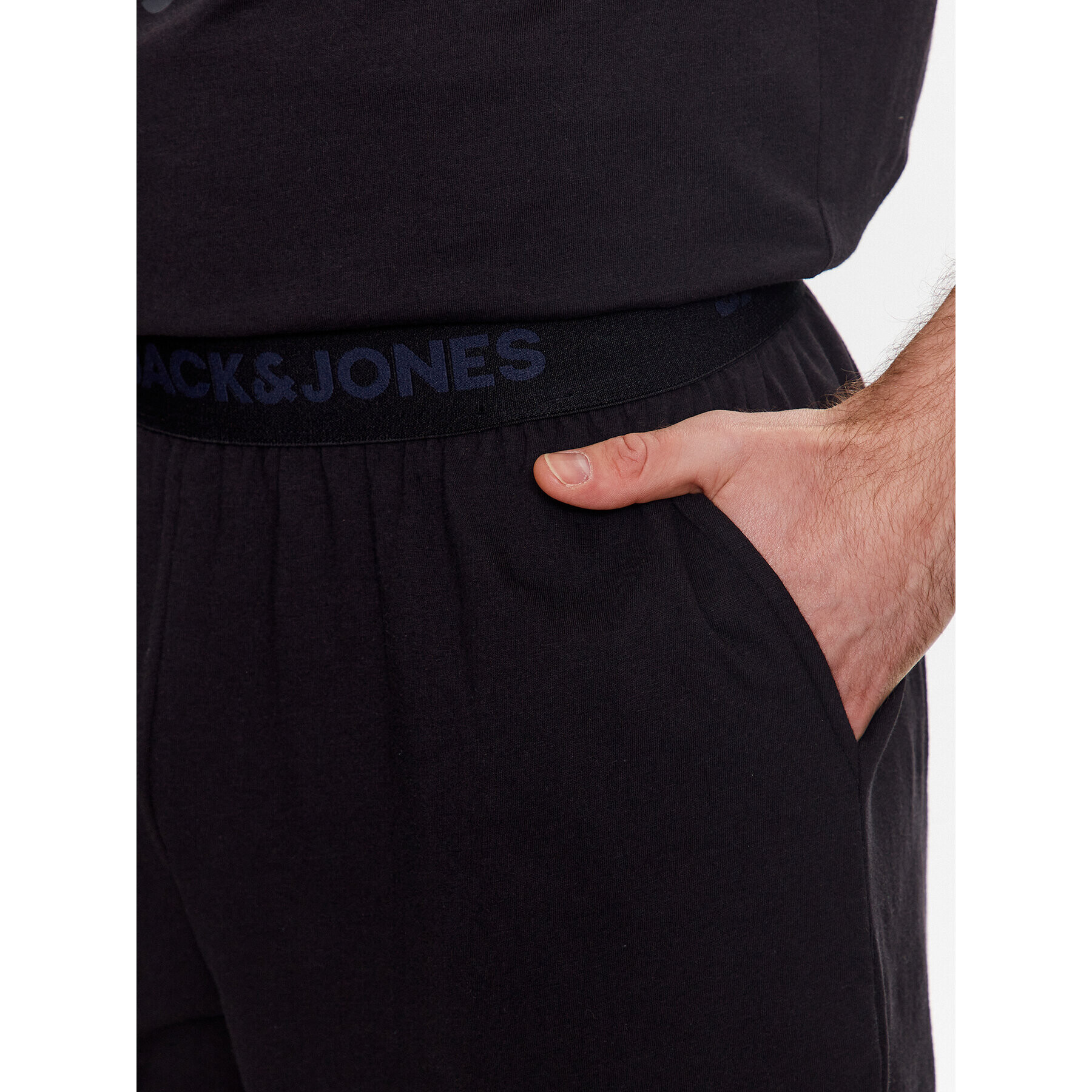 Jack&Jones Pyžamové šortky 12224914 Černá Regular Fit - Pepit.cz