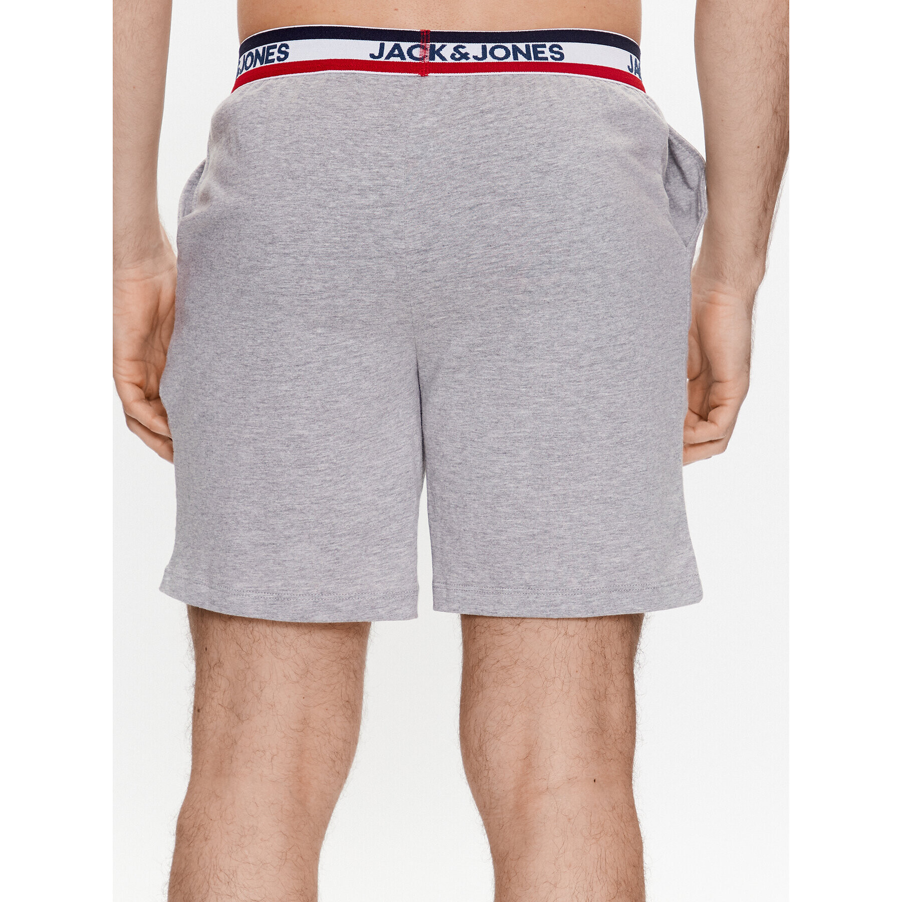 Jack&Jones Pyžamové šortky Tape 12230637 Šedá Regular Fit - Pepit.cz