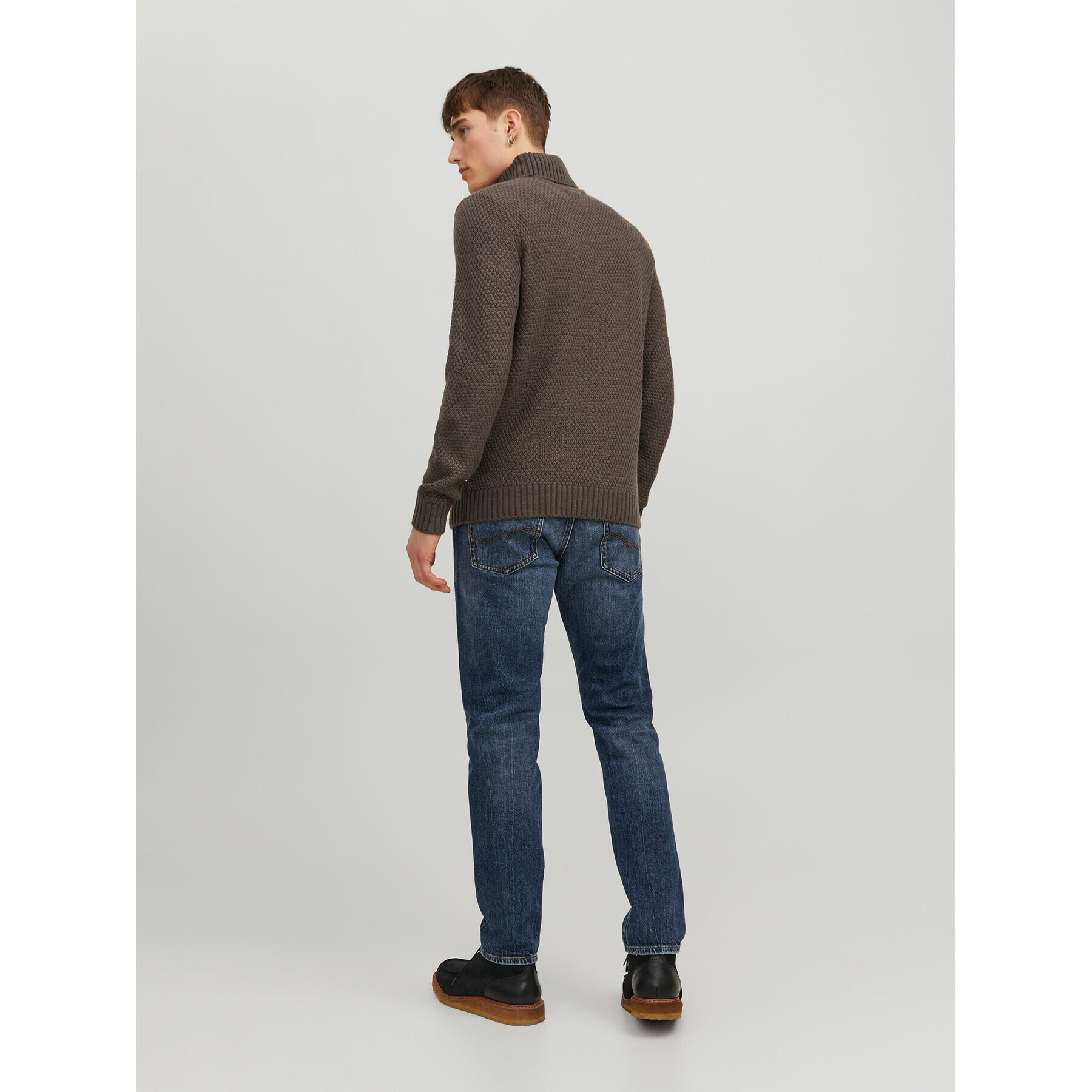 Jack&Jones Rolák 12236315 Hnědá Regular Fit - Pepit.cz