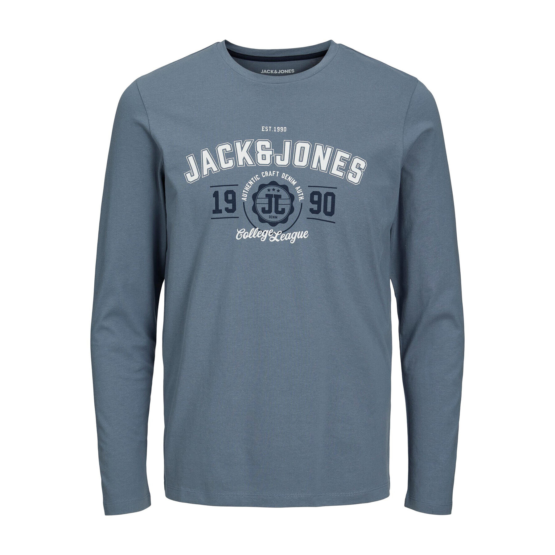 Jack&Jones S dlouhým rukávem 12222341 Modrá Standard Fit - Pepit.cz