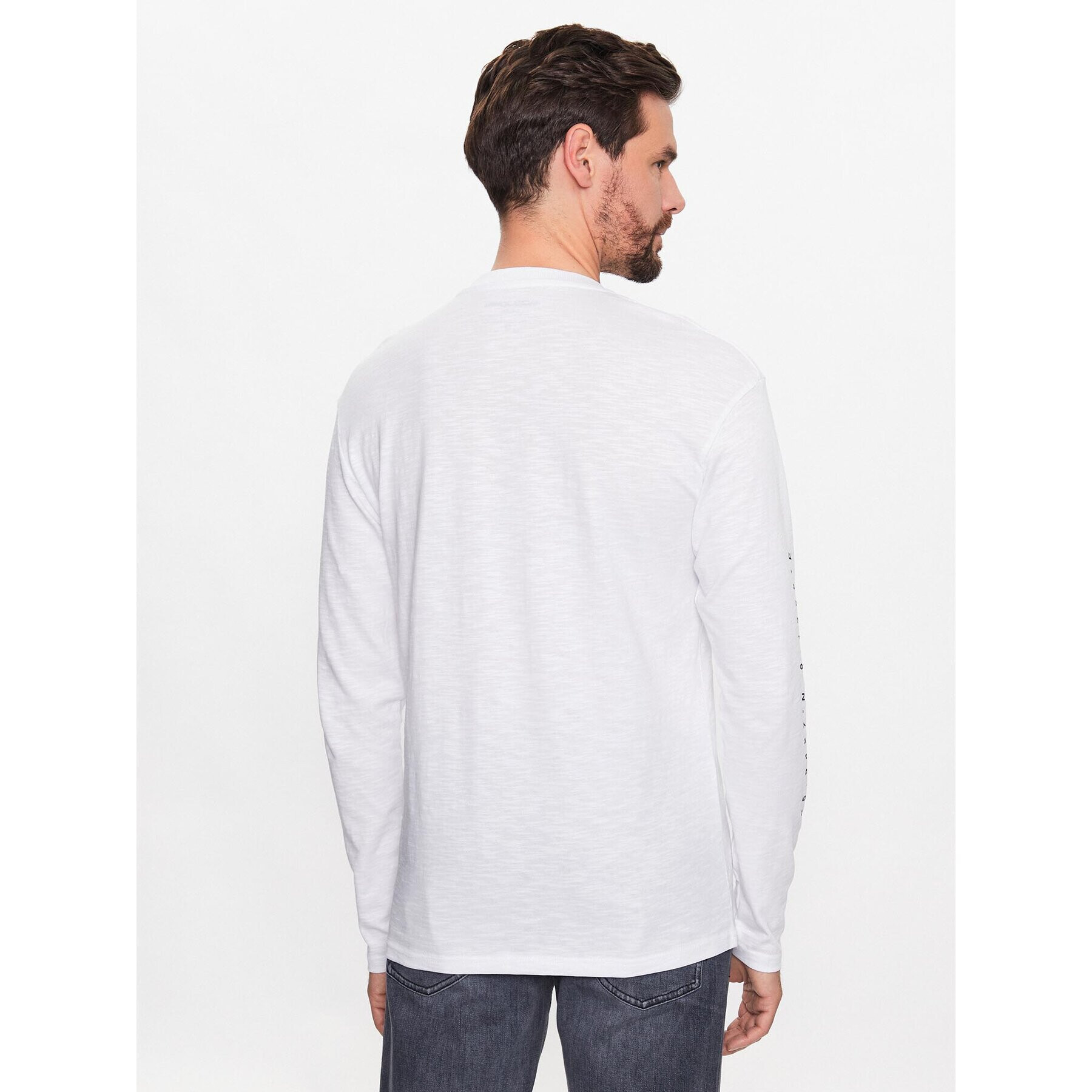 Jack&Jones S dlouhým rukávem Navigator 12229680 Bílá Relaxed Fit - Pepit.cz