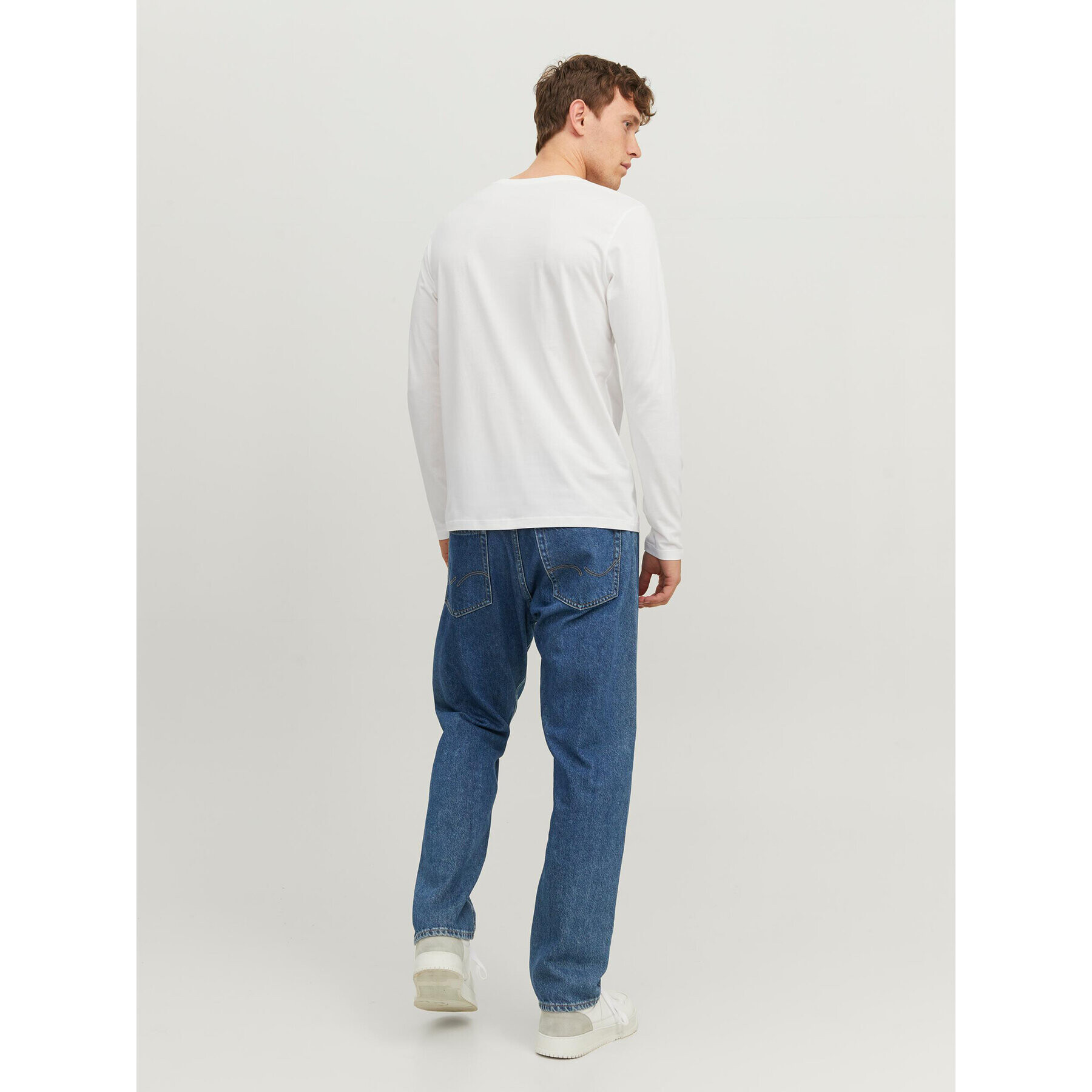 Jack&Jones S dlouhým rukávem 12236061 Bílá Standard Fit - Pepit.cz