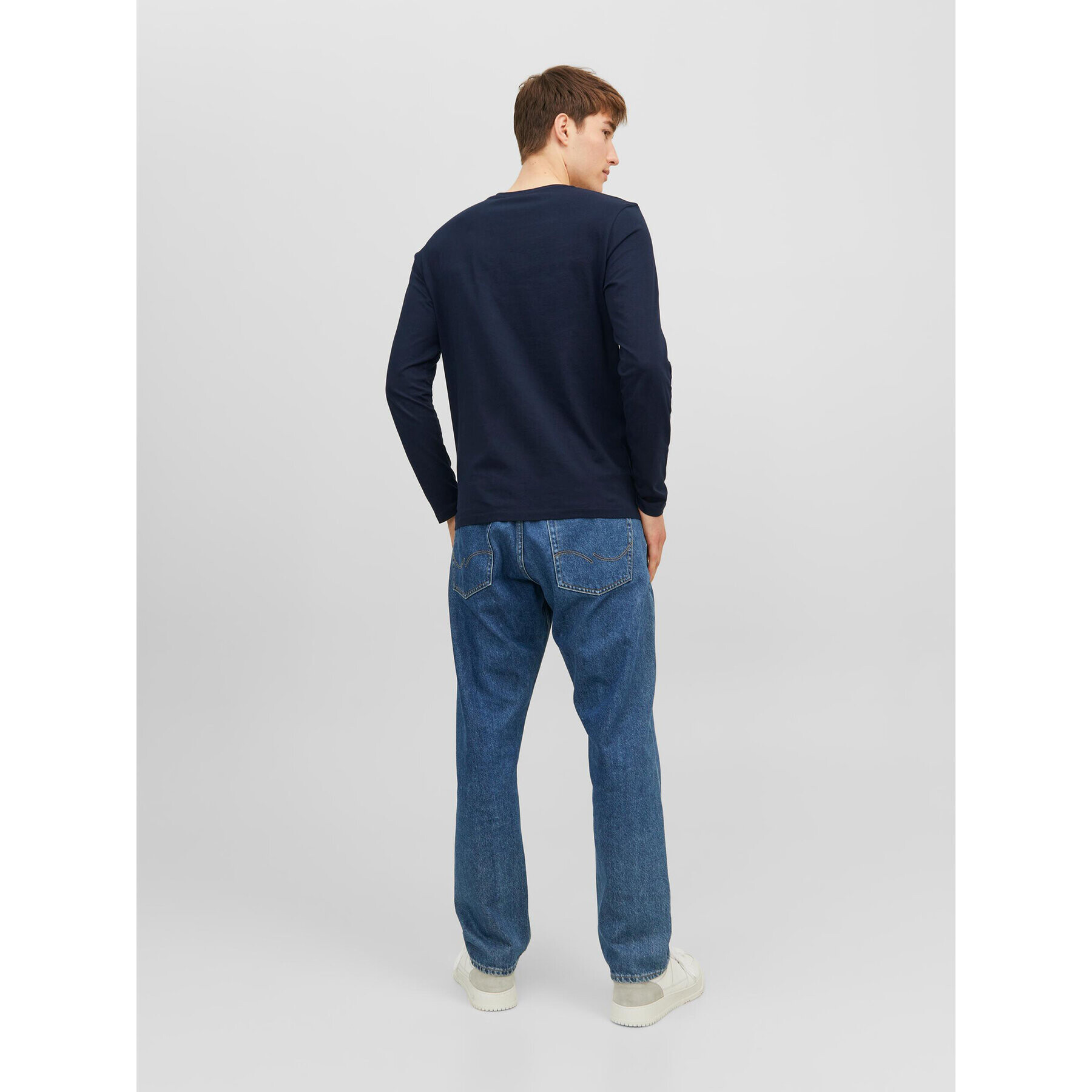 Jack&Jones S dlouhým rukávem 12236061 Tmavomodrá Standard Fit - Pepit.cz