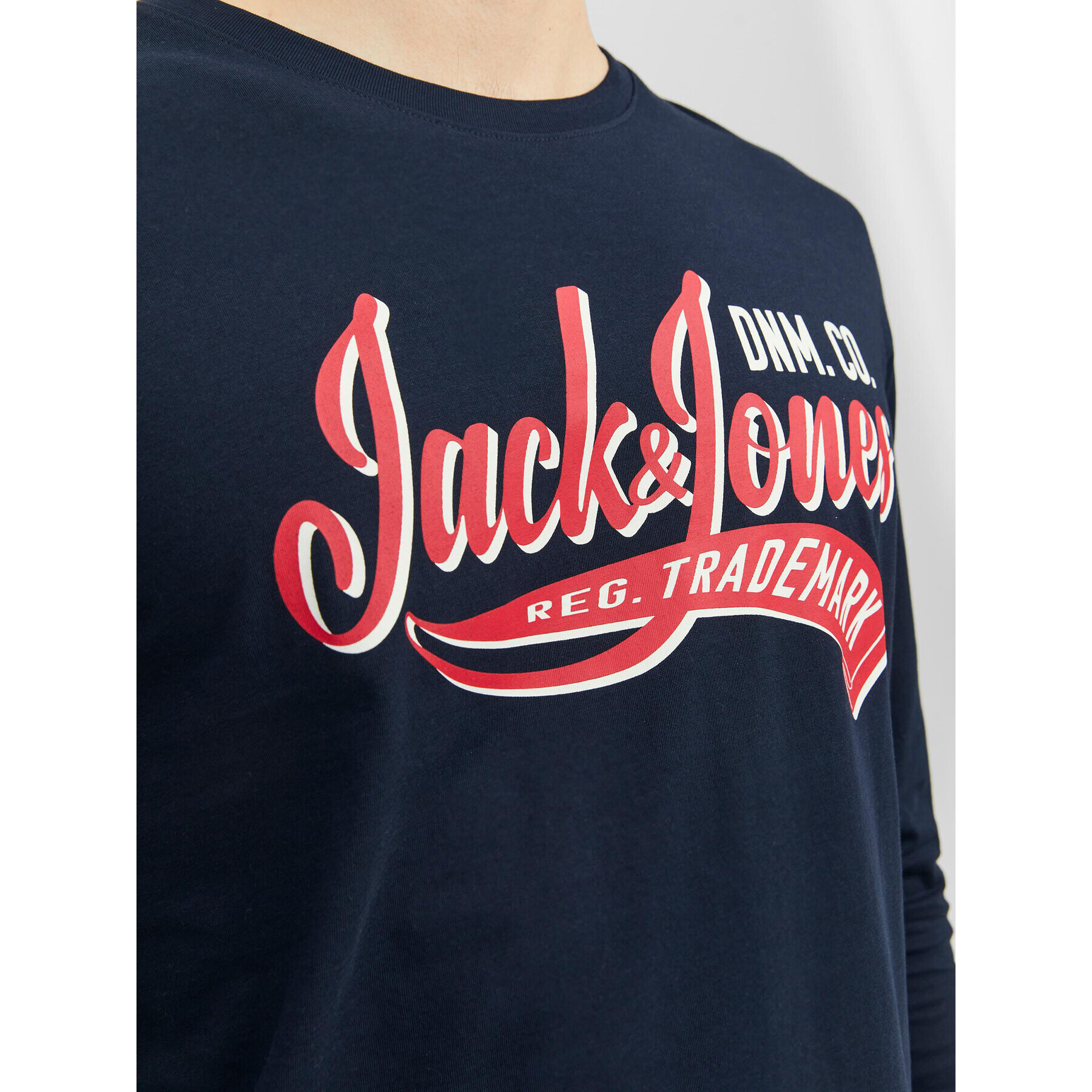 Jack&Jones S dlouhým rukávem 12236061 Tmavomodrá Standard Fit - Pepit.cz