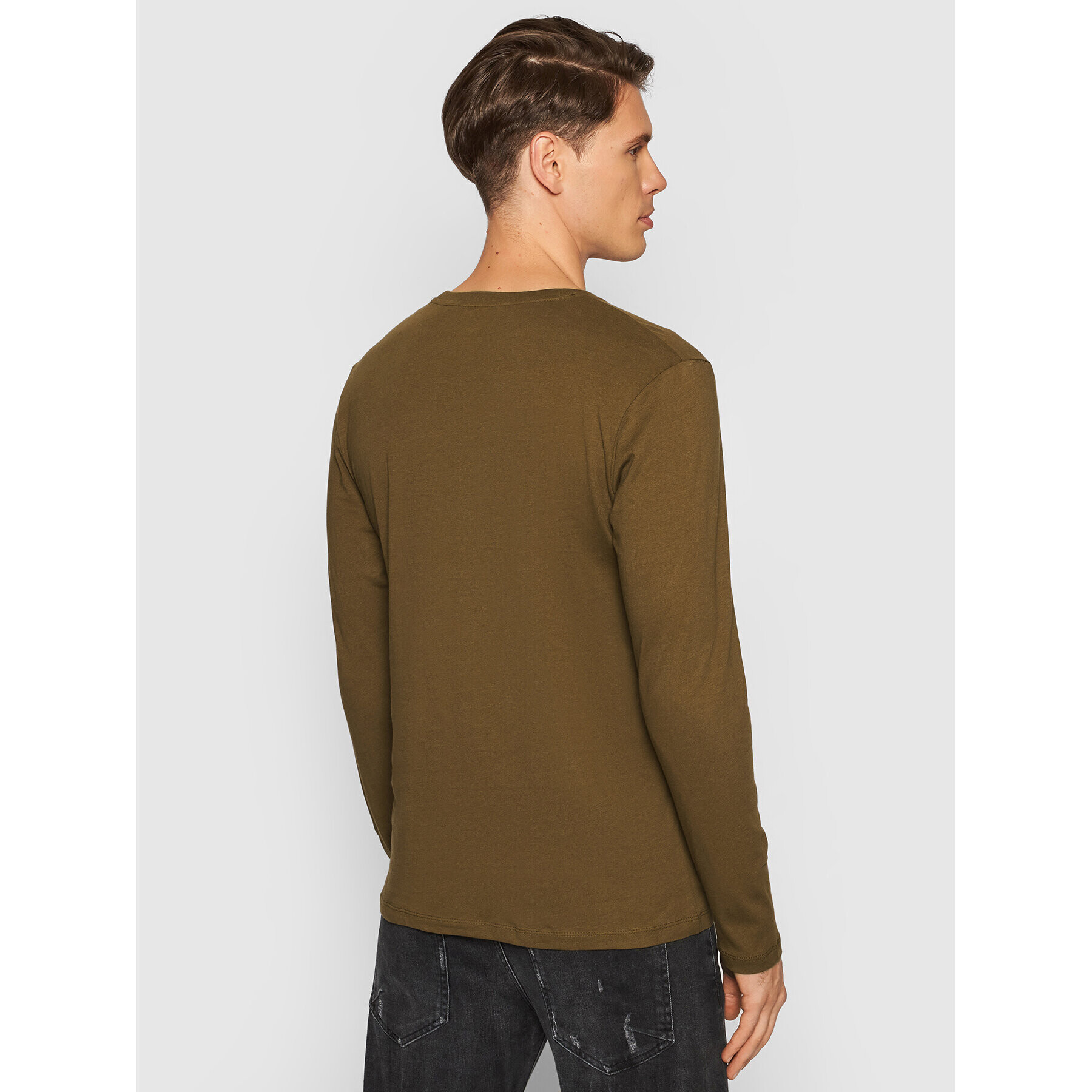 Jack&Jones S dlouhým rukávem Archie 12193726 Hnědá Standard Fit - Pepit.cz