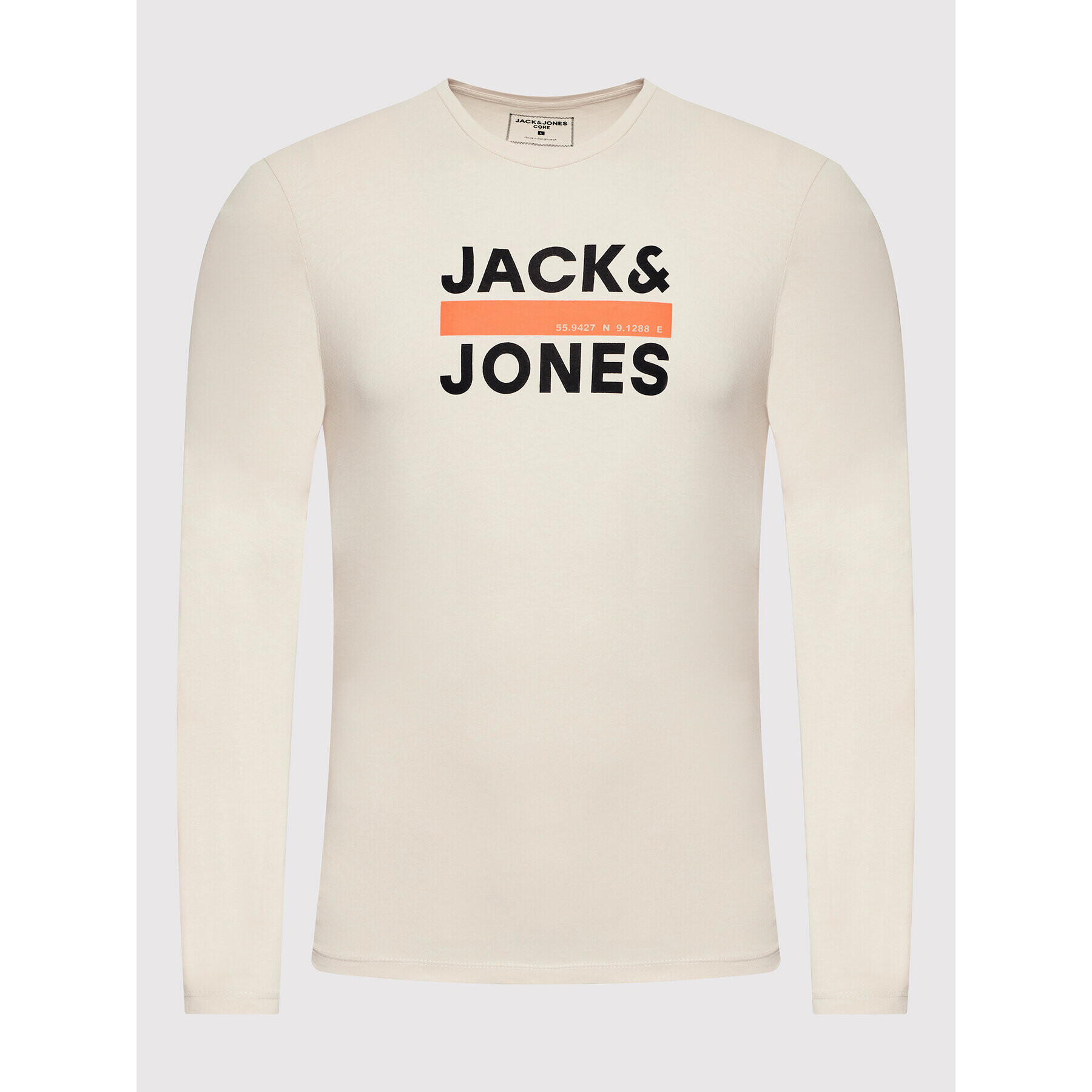 Jack&Jones S dlouhým rukávem Dan 12213768 Béžová Relaxed Fit - Pepit.cz