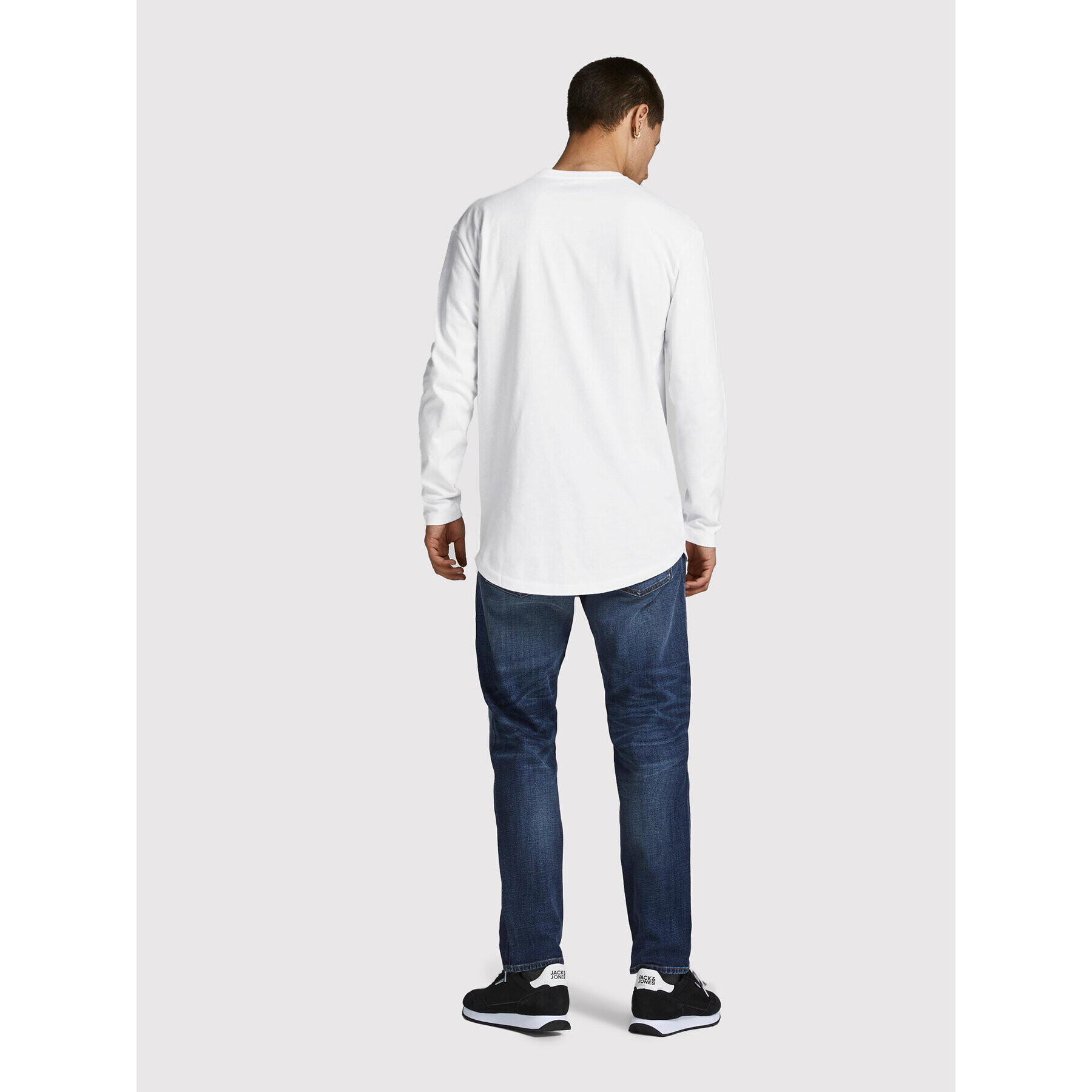 Jack&Jones S dlouhým rukávem Noa 12190128 Bílá Loose Leg - Pepit.cz