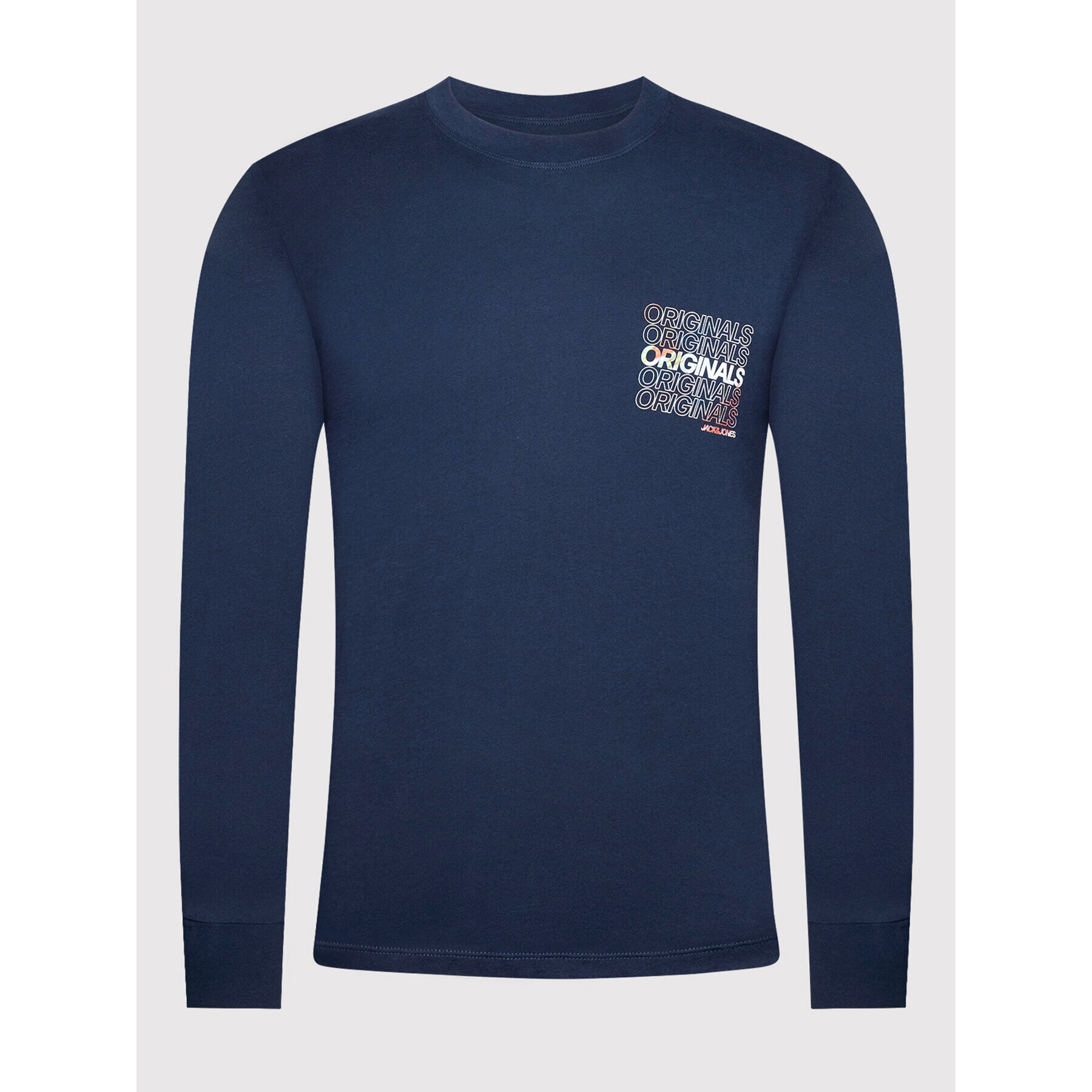 Jack&Jones S dlouhým rukávem Swirl 12193659 Tmavomodrá Regular Fit - Pepit.cz