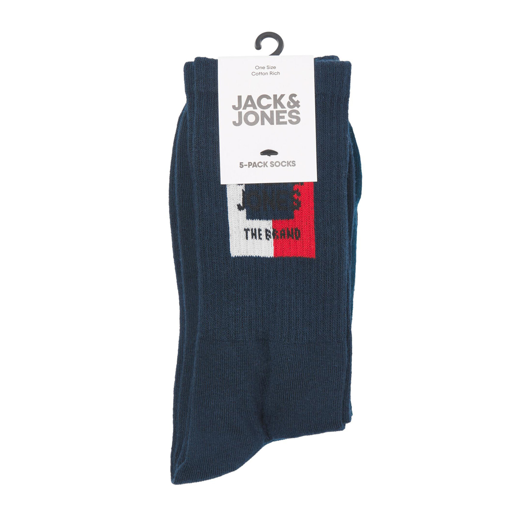 Jack&Jones Sada 5 párů pánských vysokých ponožek 12237458 Barevná - Pepit.cz