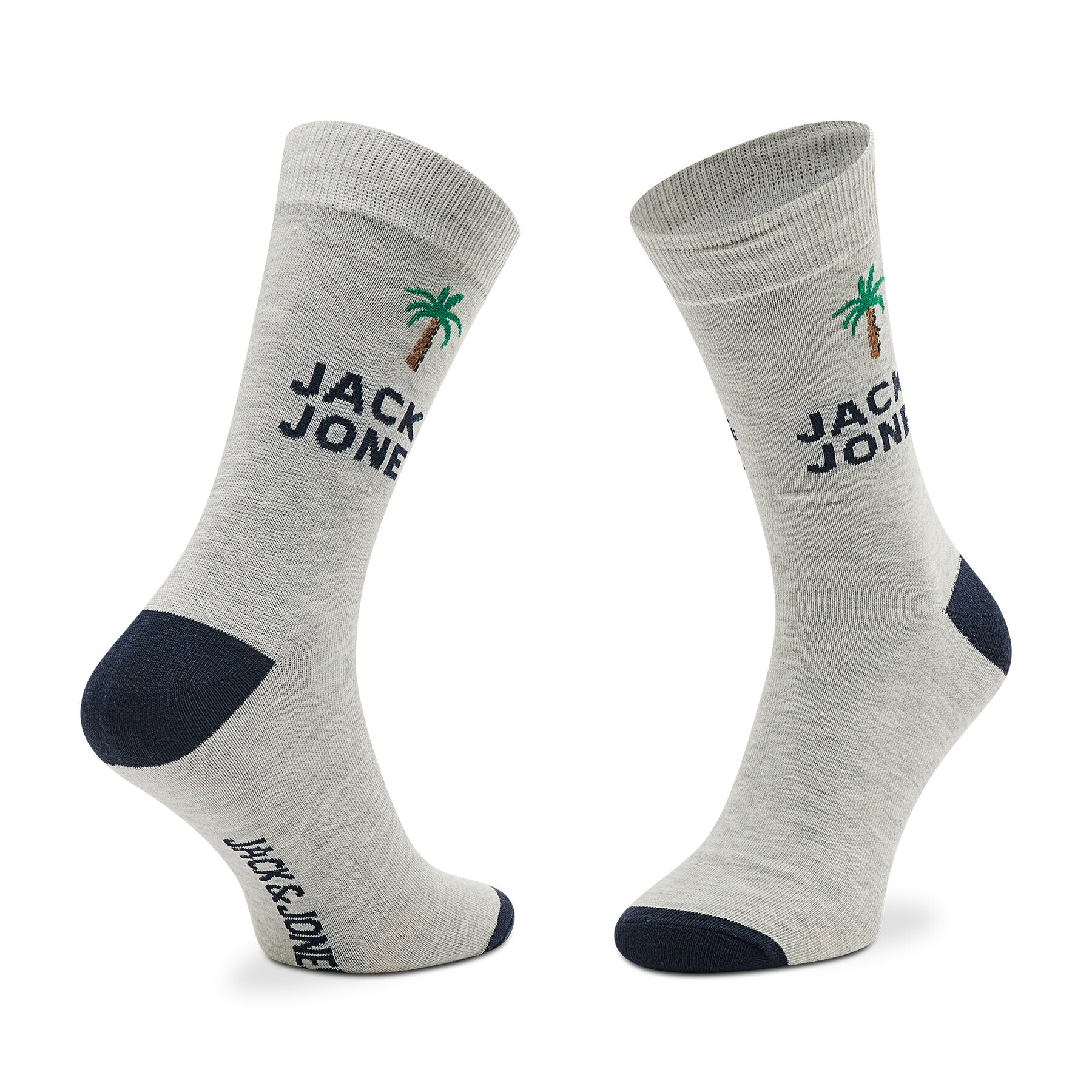 Jack&Jones Sada 5 párů pánských vysokých ponožek Jaczoey 12217535 Barevná - Pepit.cz