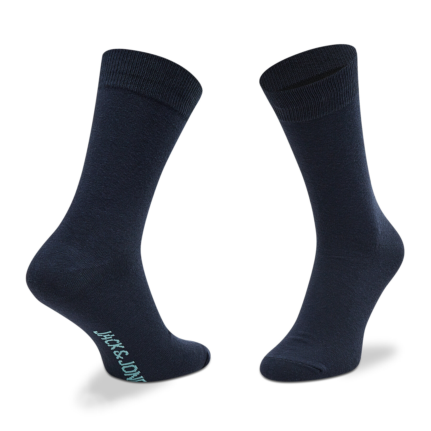 Jack&Jones Sada 5 párů pánských vysokých ponožek Jacwave Skull Sock 12205322 r.OS Tmavomodrá - Pepit.cz