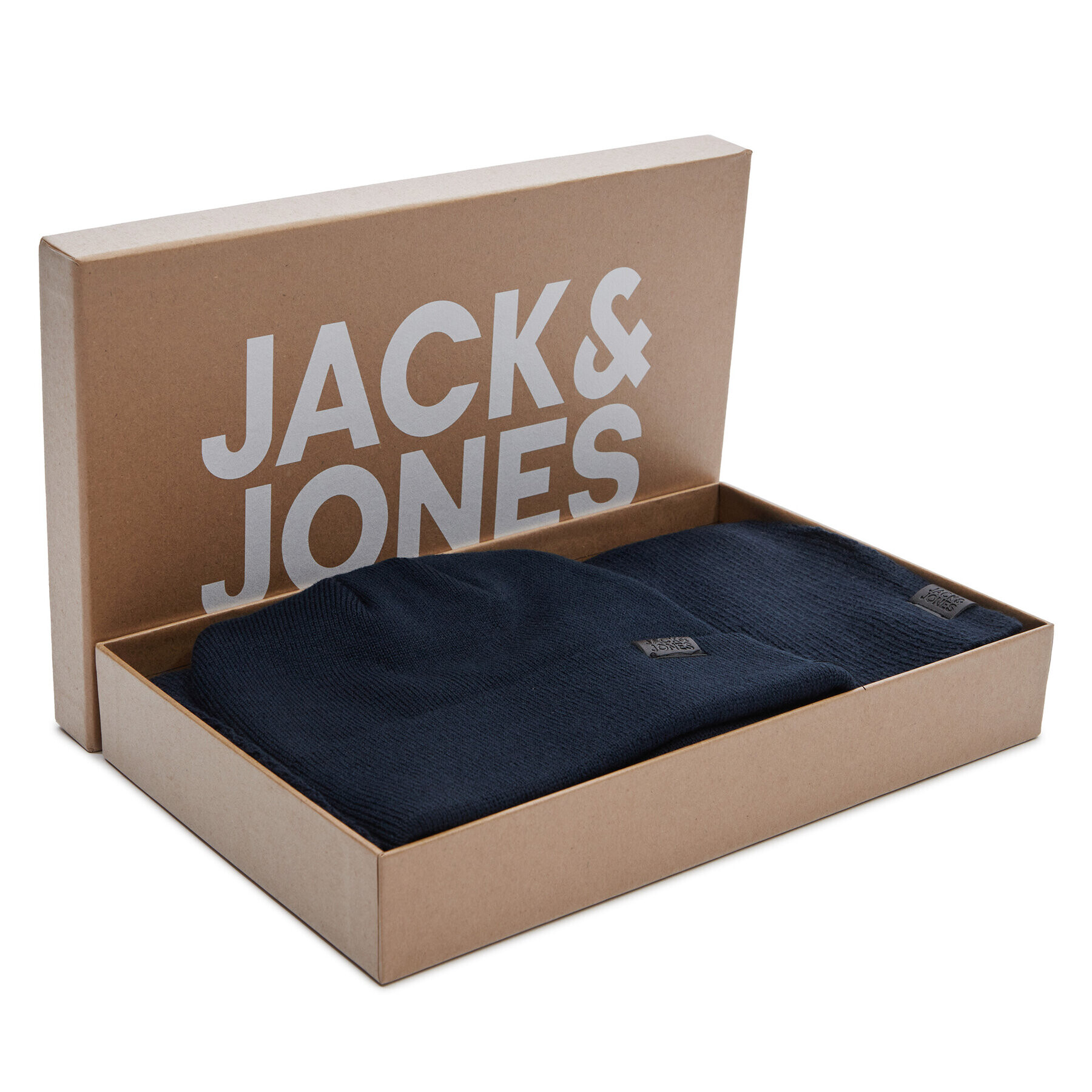 Jack&Jones Sada čepice a šál 12163827 Tmavomodrá - Pepit.cz