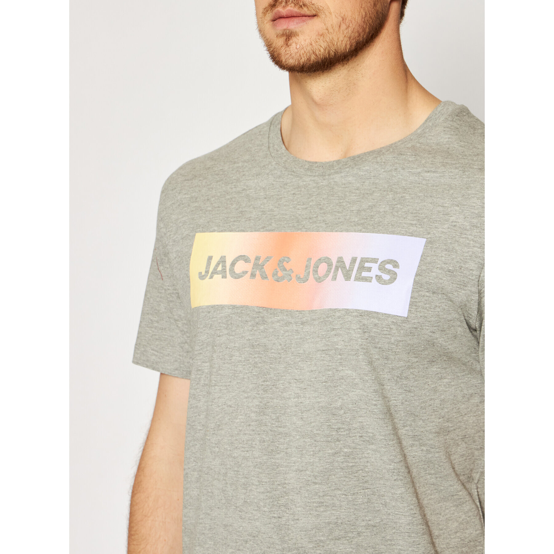 Jack&Jones Sada tričko a kalhoty Jacbrad 12192766 Šedá Regular Fit - Pepit.cz