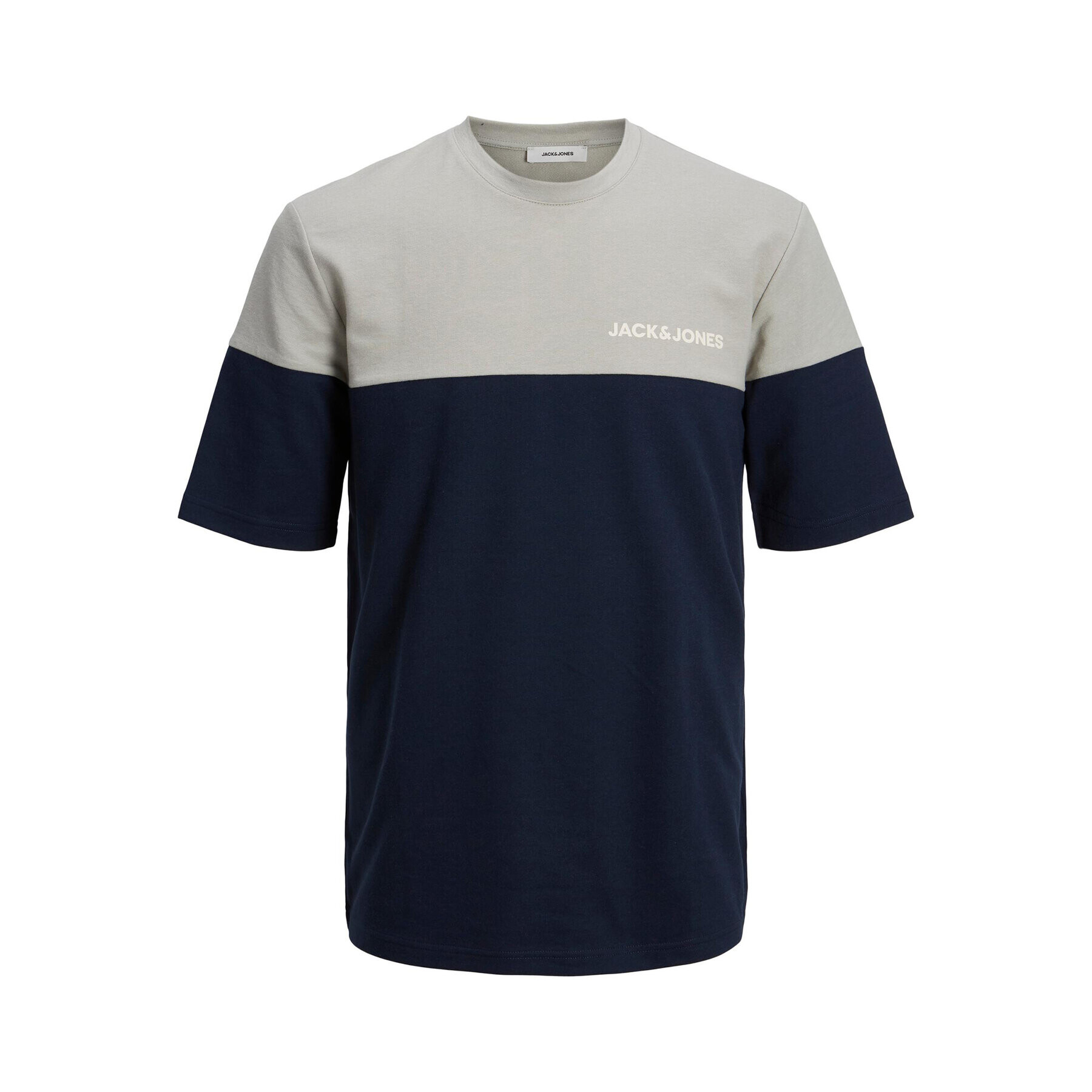 Jack&Jones Sada tričko a sportovní šortky Color Block 12213340 Šedá Standard Fit - Pepit.cz