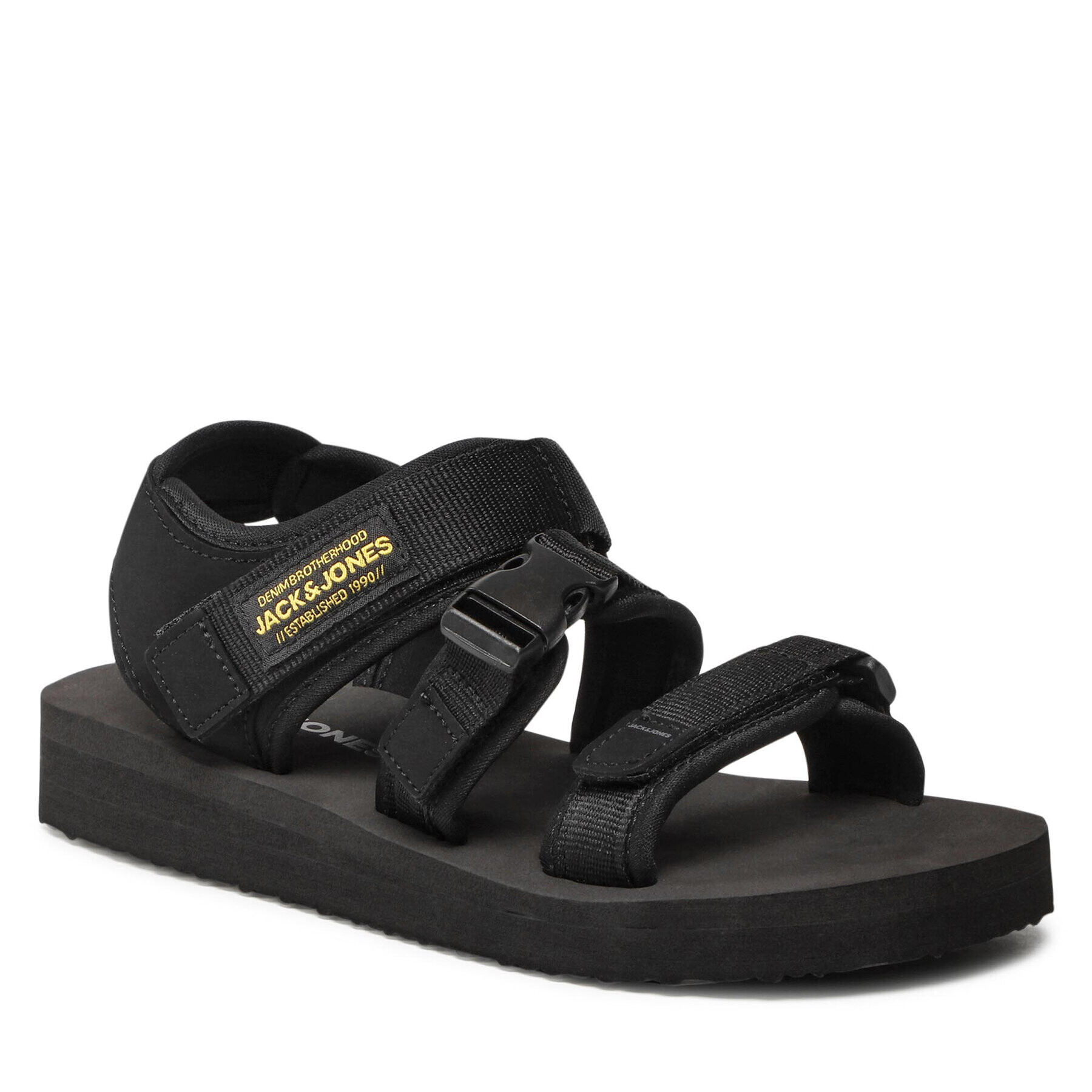 Jack&Jones Sandály Jfwjack Sandal 2.0 12203989 Černá - Pepit.cz