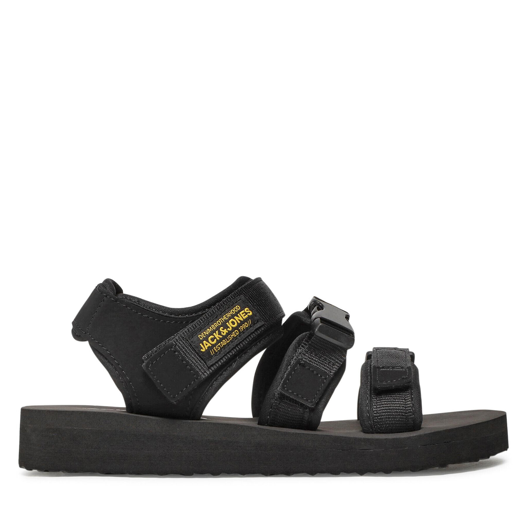 Jack&Jones Sandály Jfwjack Sandal 2.0 12203989 Černá - Pepit.cz