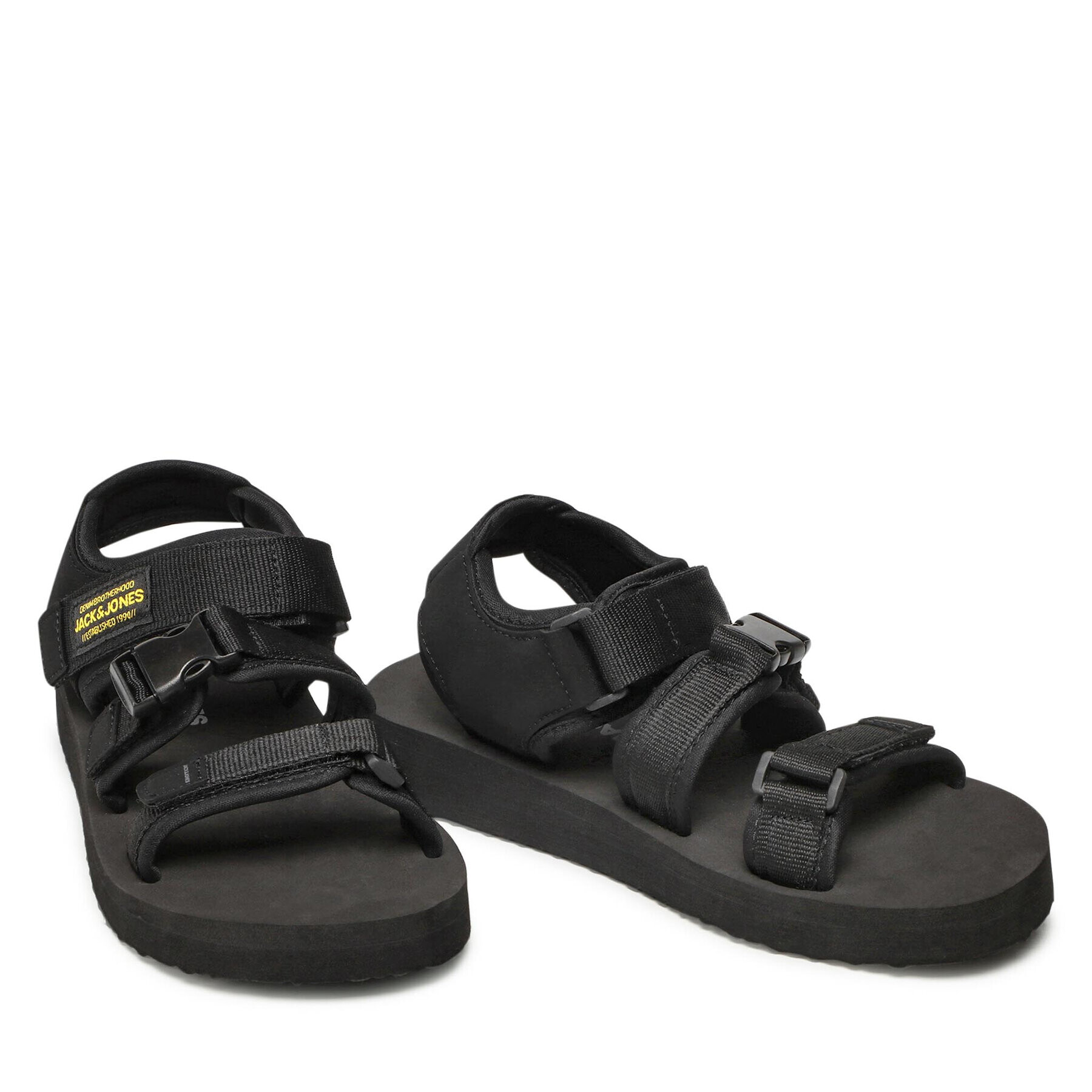 Jack&Jones Sandály Jfwjack Sandal 2.0 12203989 Černá - Pepit.cz