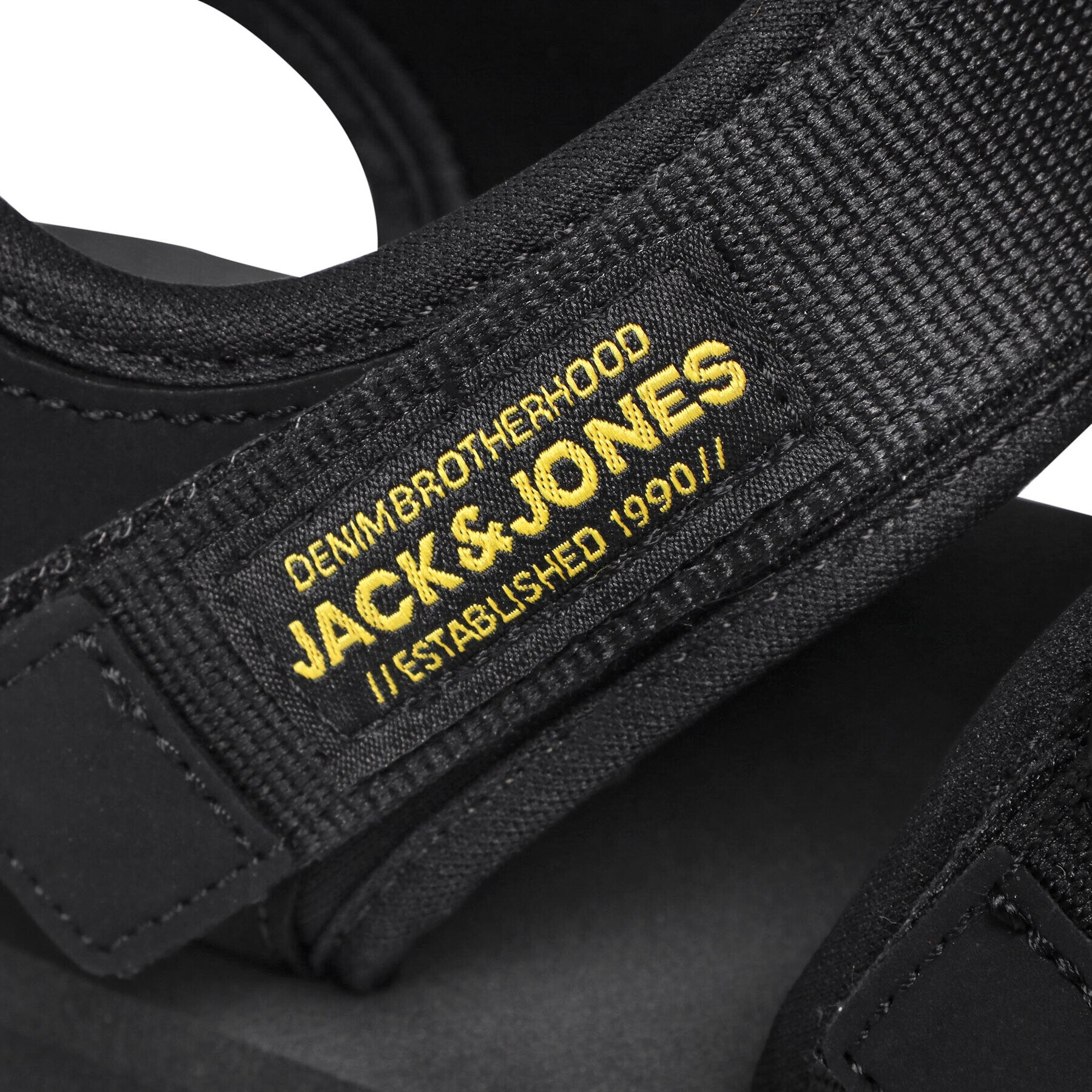 Jack&Jones Sandály Jfwjack Sandal 2.0 12203989 Černá - Pepit.cz