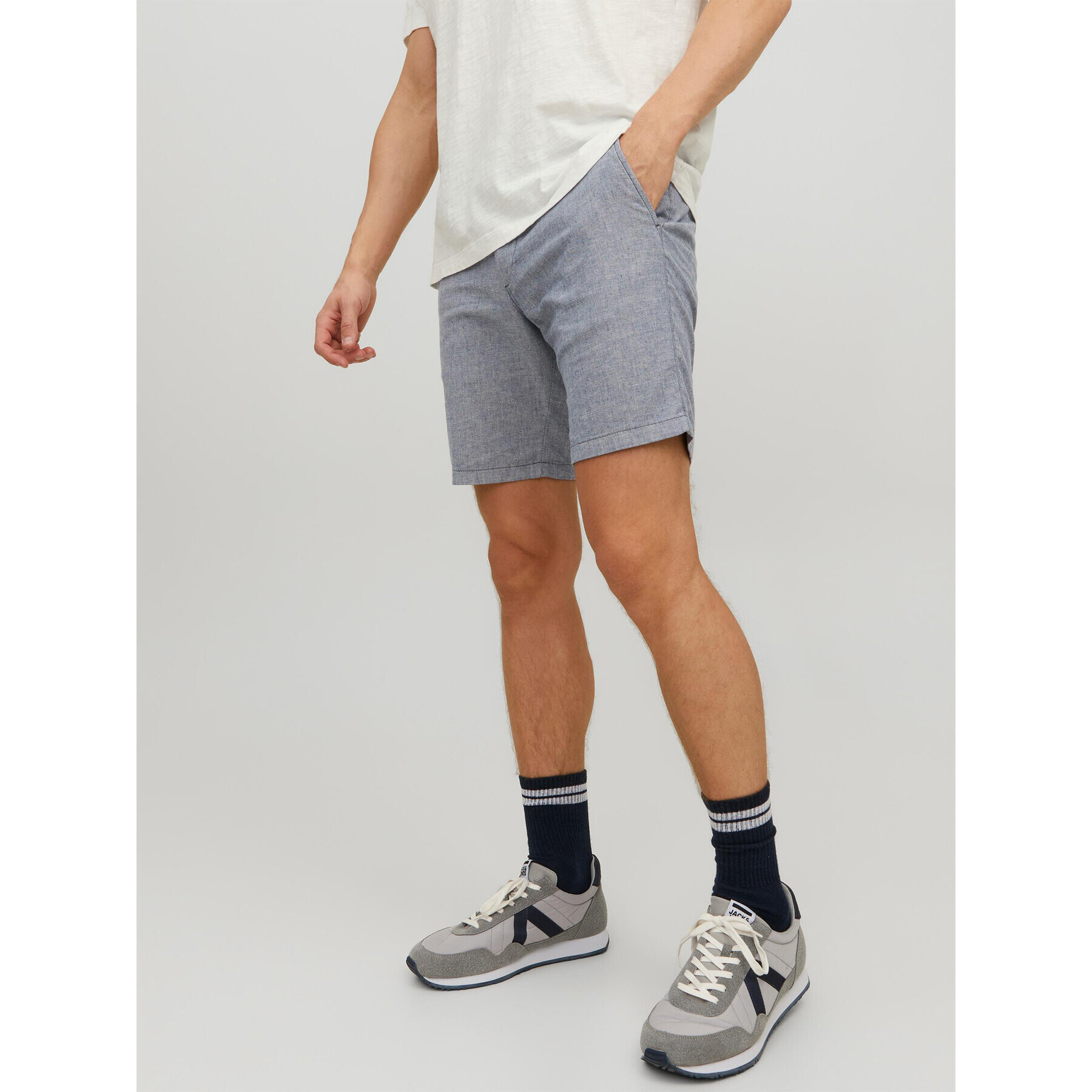 Jack&Jones Šortky z materiálu Dave 12229629 Modrá Regular Fit - Pepit.cz