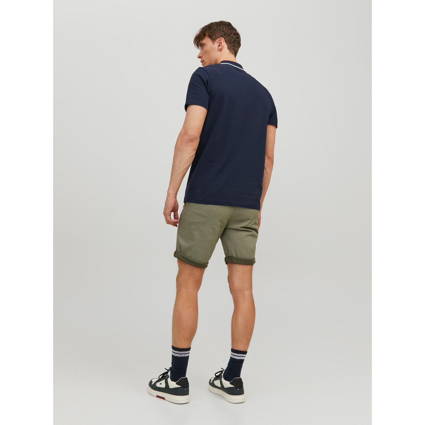 Jack&Jones Šortky z materiálu Bowie 12230336 Zelená Regular Fit - Pepit.cz