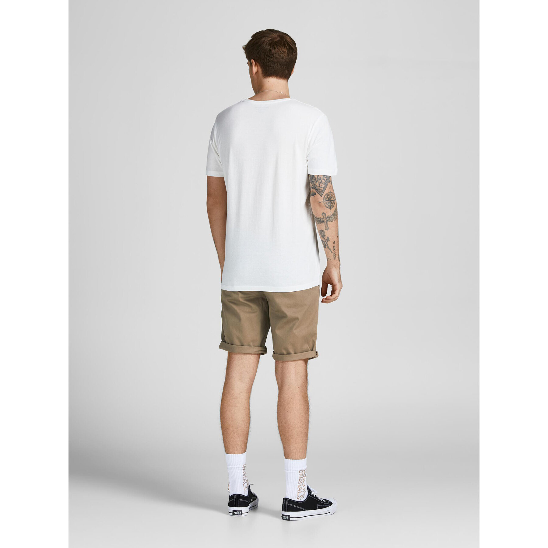 Jack&Jones Šortky z materiálu Bowie 12165604 Béžová Regular Fit - Pepit.cz