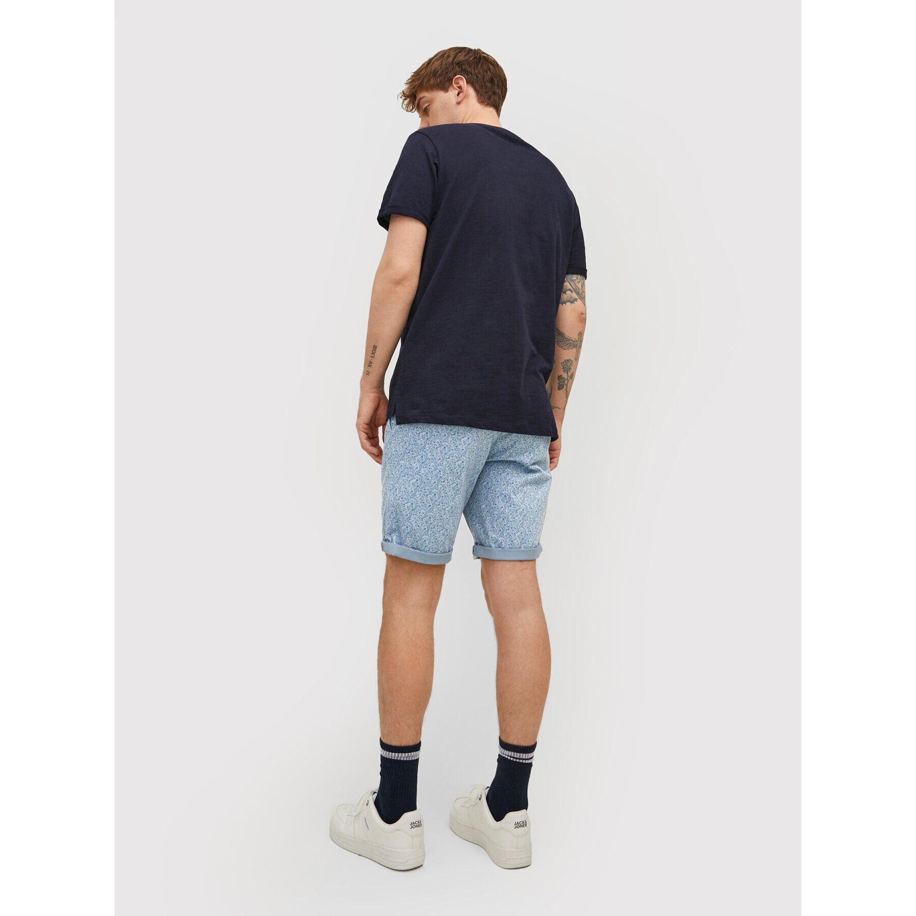 Jack&Jones Šortky z materiálu Bowie 12204211 Modrá Slim Fit - Pepit.cz