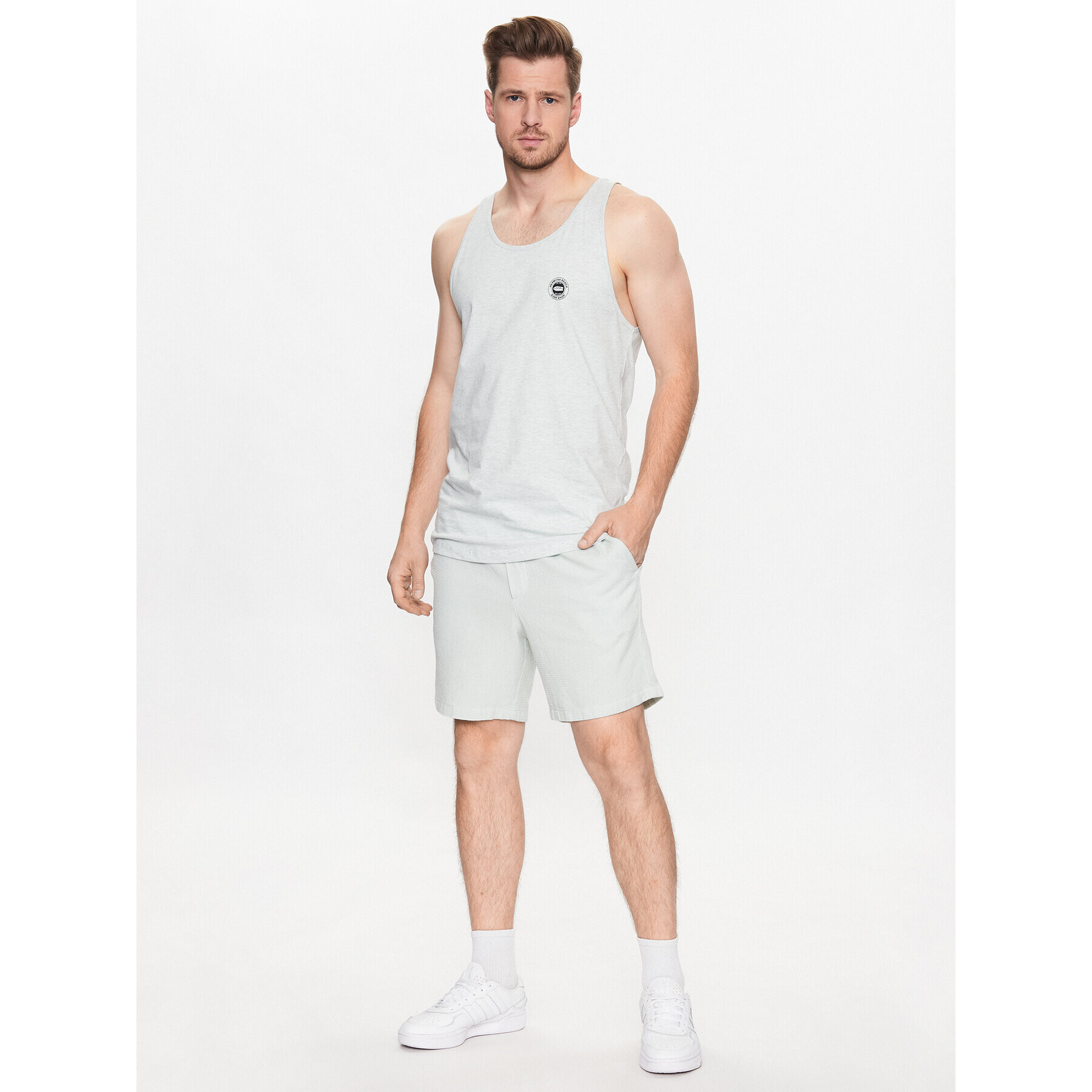 Jack&Jones Šortky z materiálu Caleb 12236017 Zelená Regular Fit - Pepit.cz