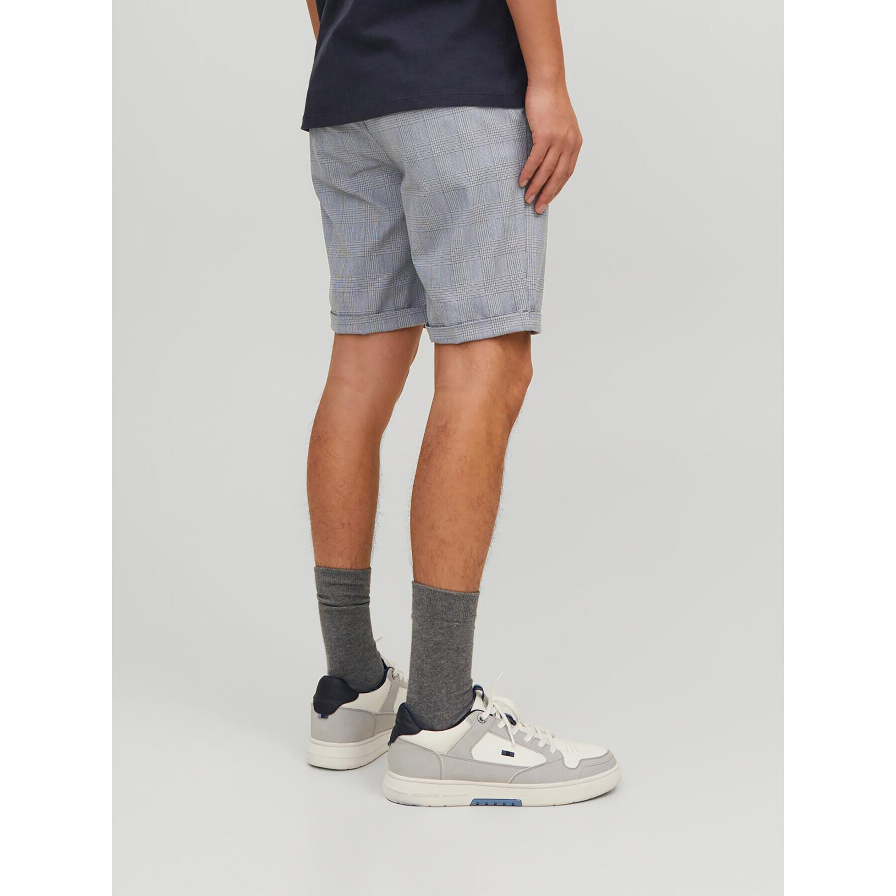 Jack&Jones Šortky z materiálu Connor 12186937 Modrá Regular Fit - Pepit.cz