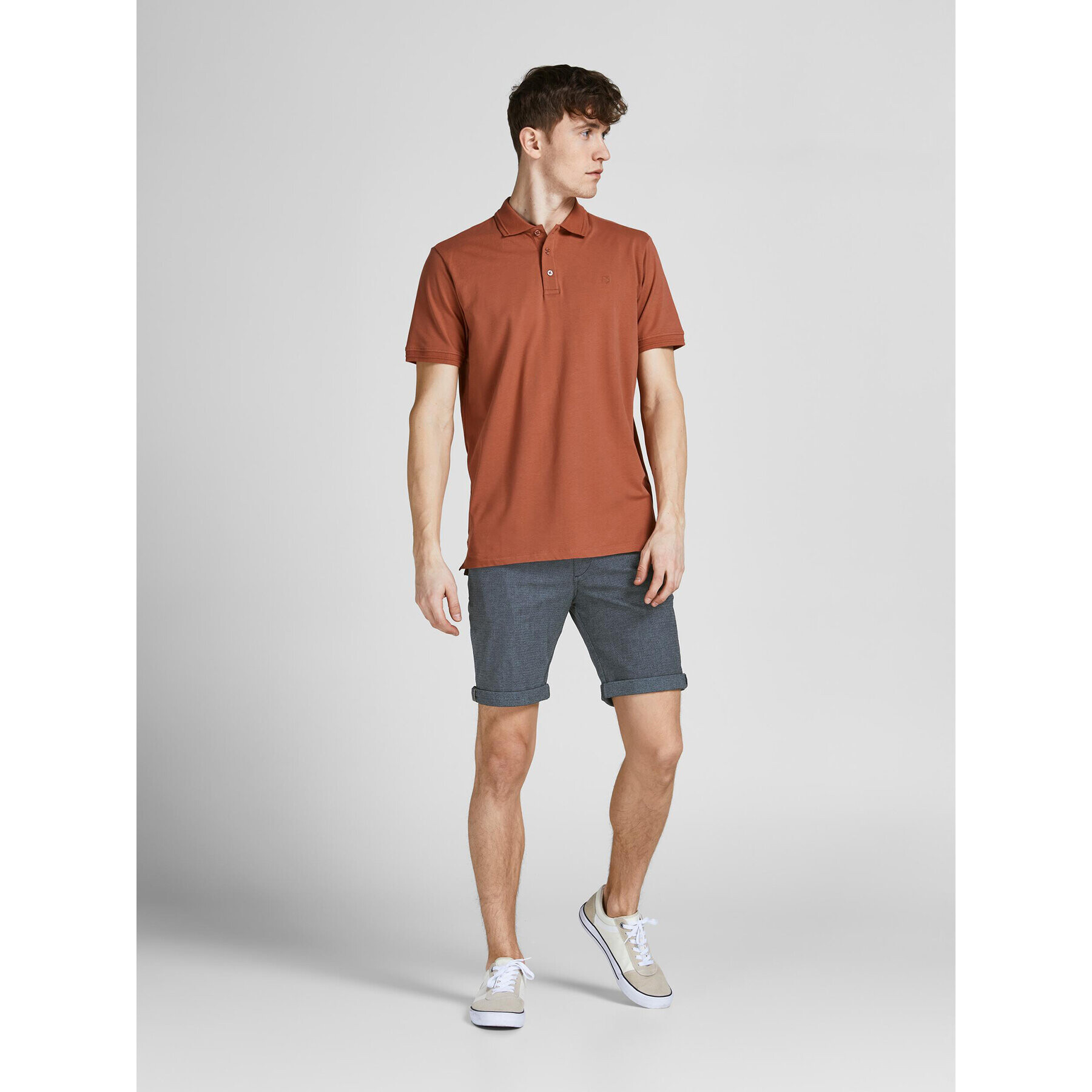 Jack&Jones Šortky z materiálu Fury 12206889 Modrá Regular Fit - Pepit.cz