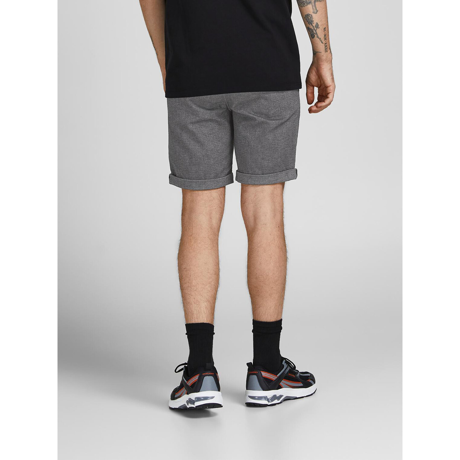 Jack&Jones Šortky z materiálu Fury 12206889 Šedá Regular Fit - Pepit.cz