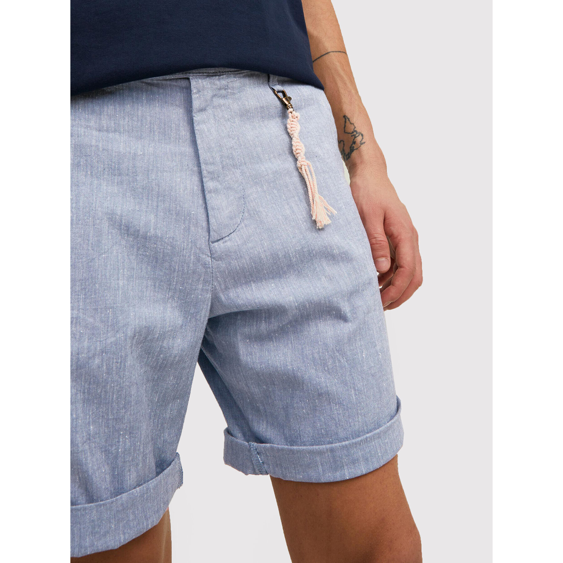 Jack&Jones Šortky z materiálu Sky 12210139 Modrá Regular Fit - Pepit.cz