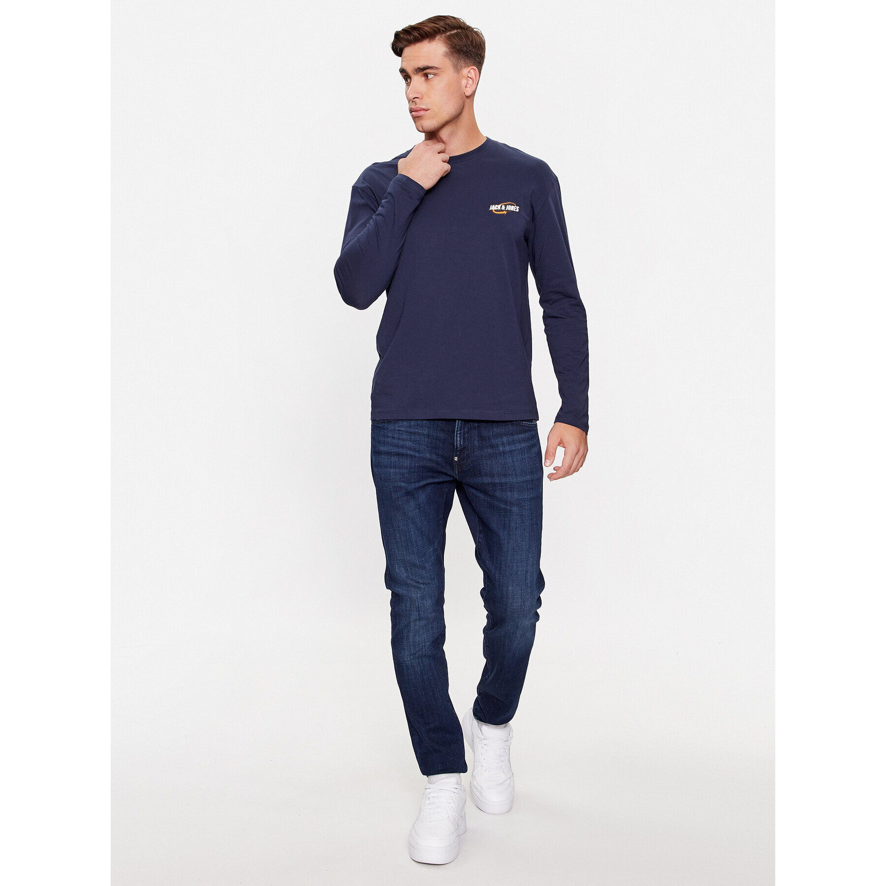 Jack&Jones Souprava 2 halenky 12254139 Černá Relaxed Fit - Pepit.cz