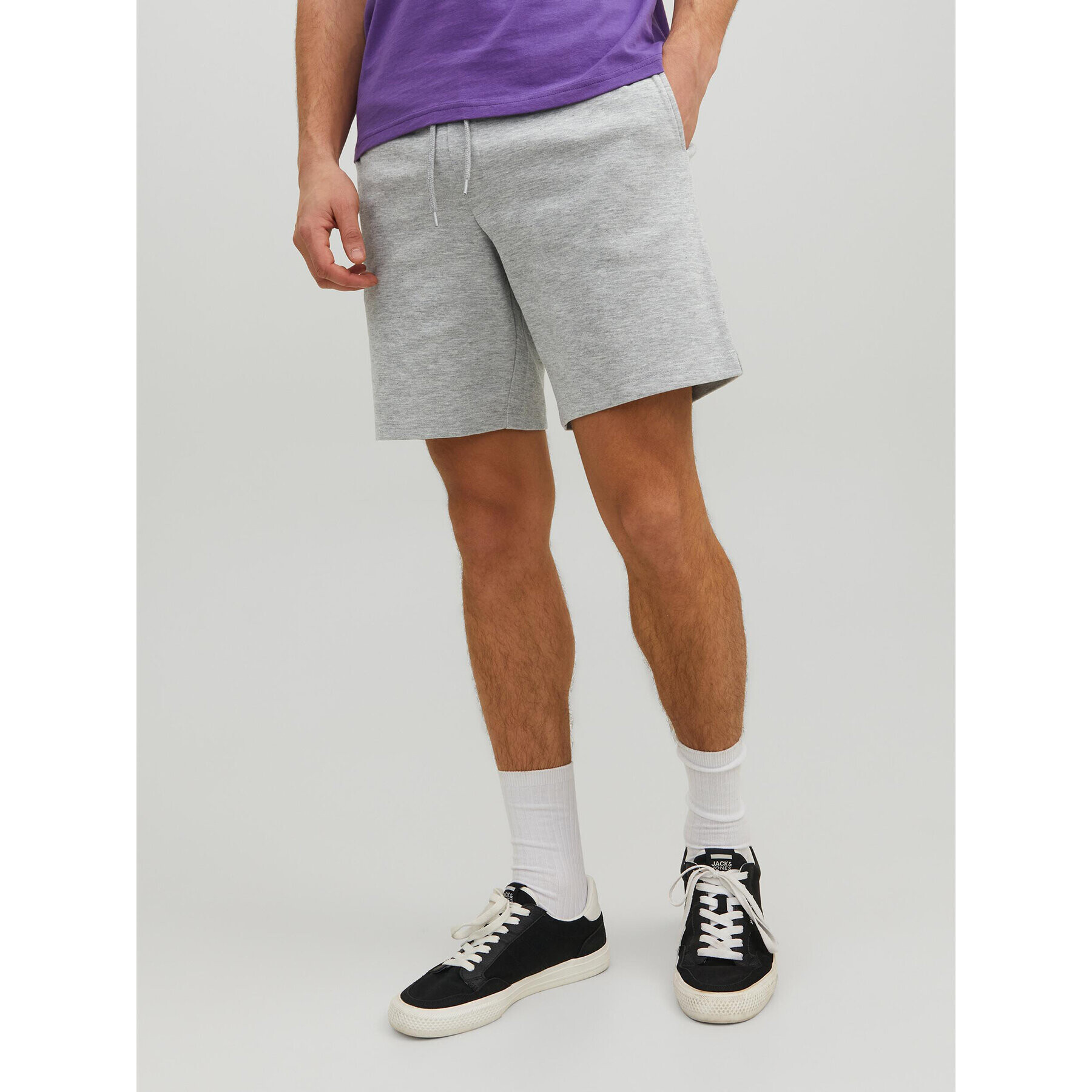 Jack&Jones Sportovní kraťasy 12224021 Šedá Slim Fit - Pepit.cz