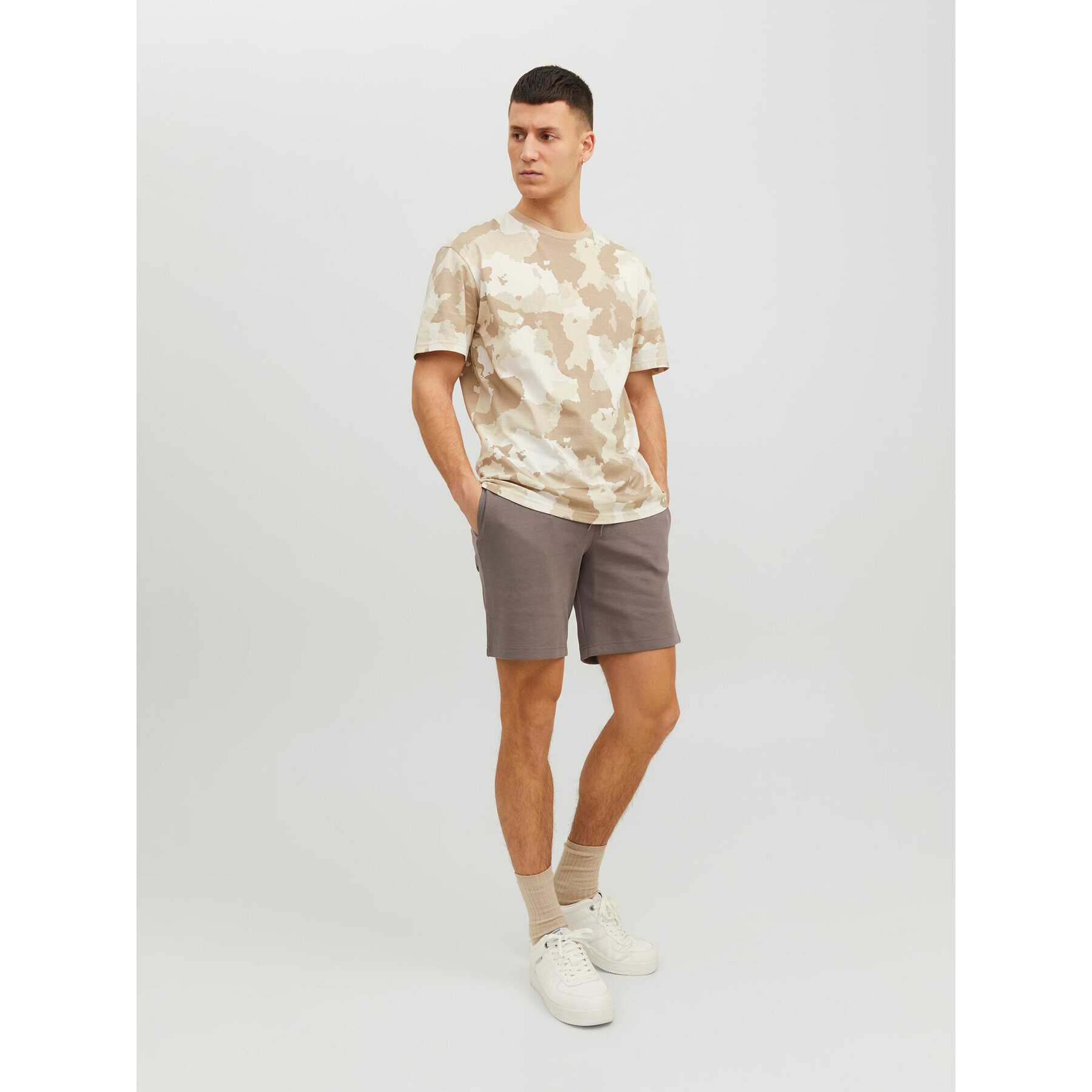 Jack&Jones Sportovní kraťasy 12224021 Šedá Slim Fit - Pepit.cz