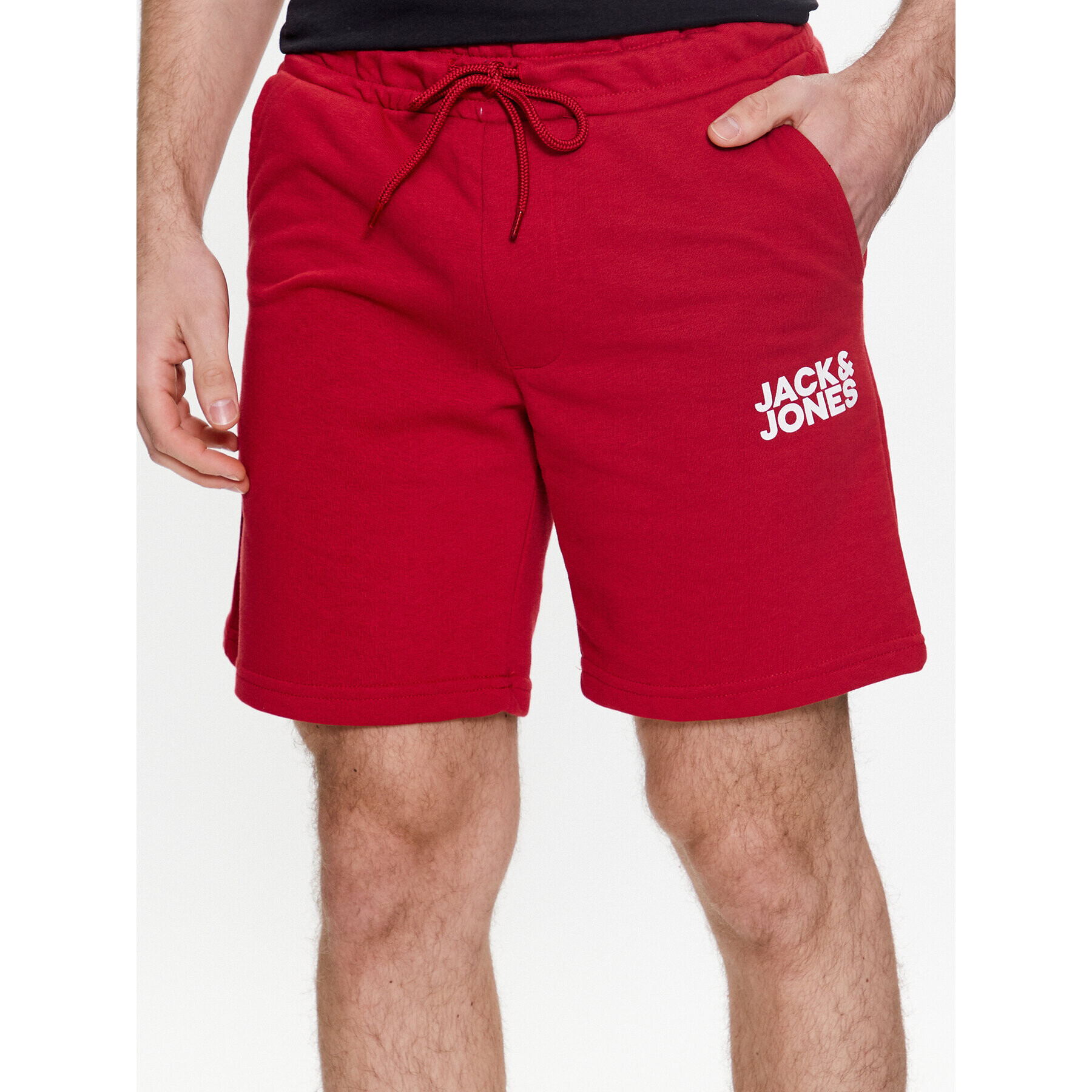 Jack&Jones Sportovní kraťasy 12228920 Červená Regular Fit - Pepit.cz