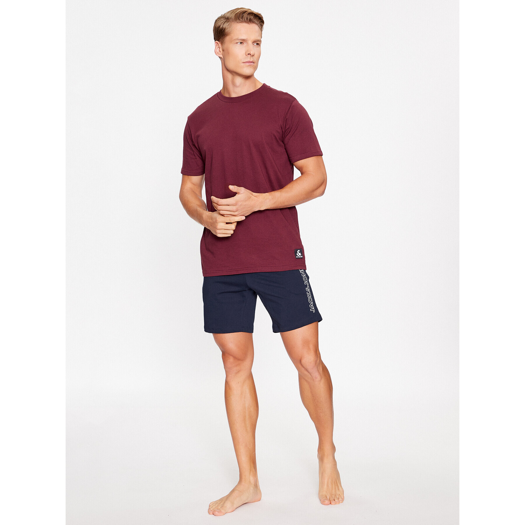 Jack&Jones Sportovní kraťasy 12237732 Tmavomodrá Regular Fit - Pepit.cz