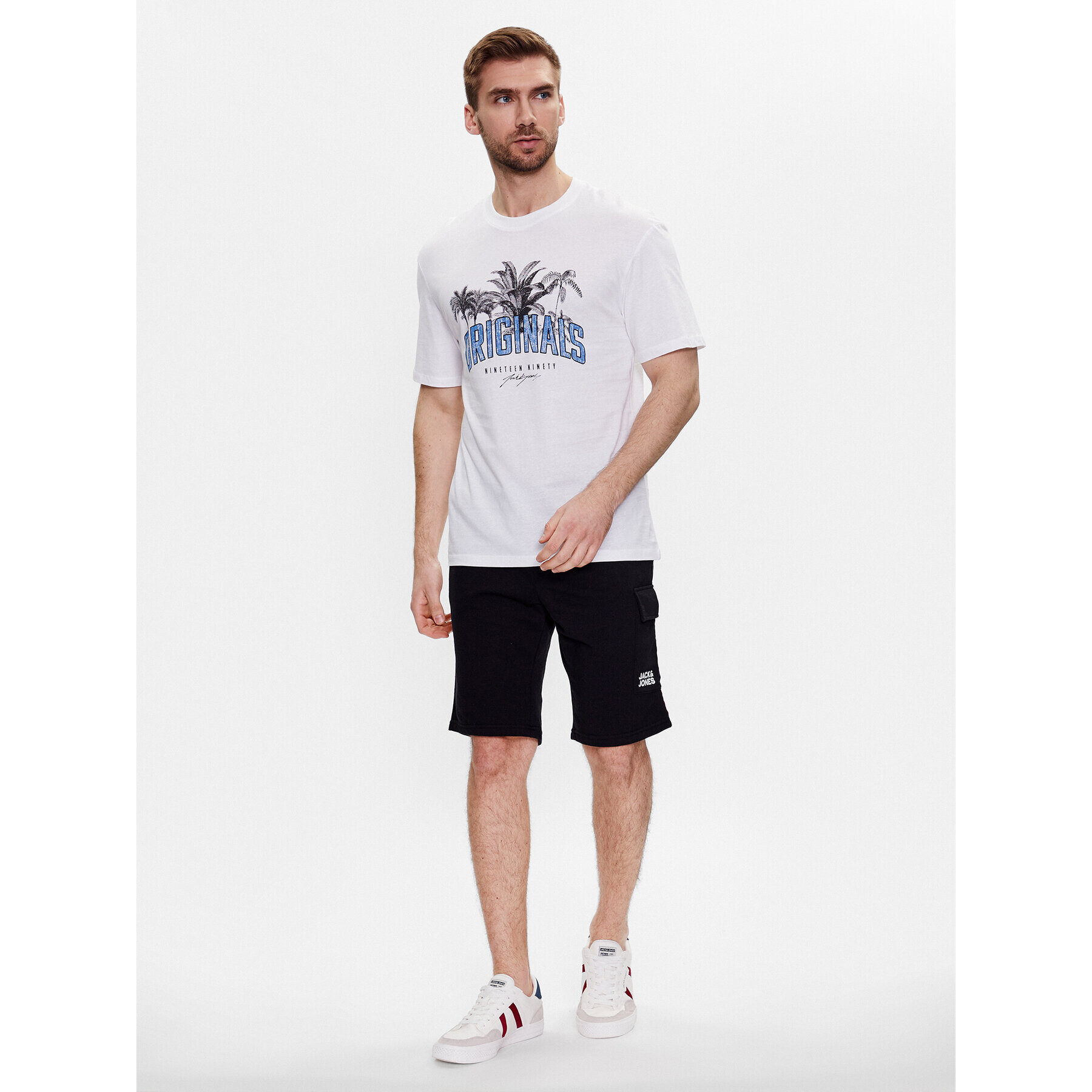 Jack&Jones Sportovní kraťasy Atlas 12225165 Černá Regular Fit - Pepit.cz