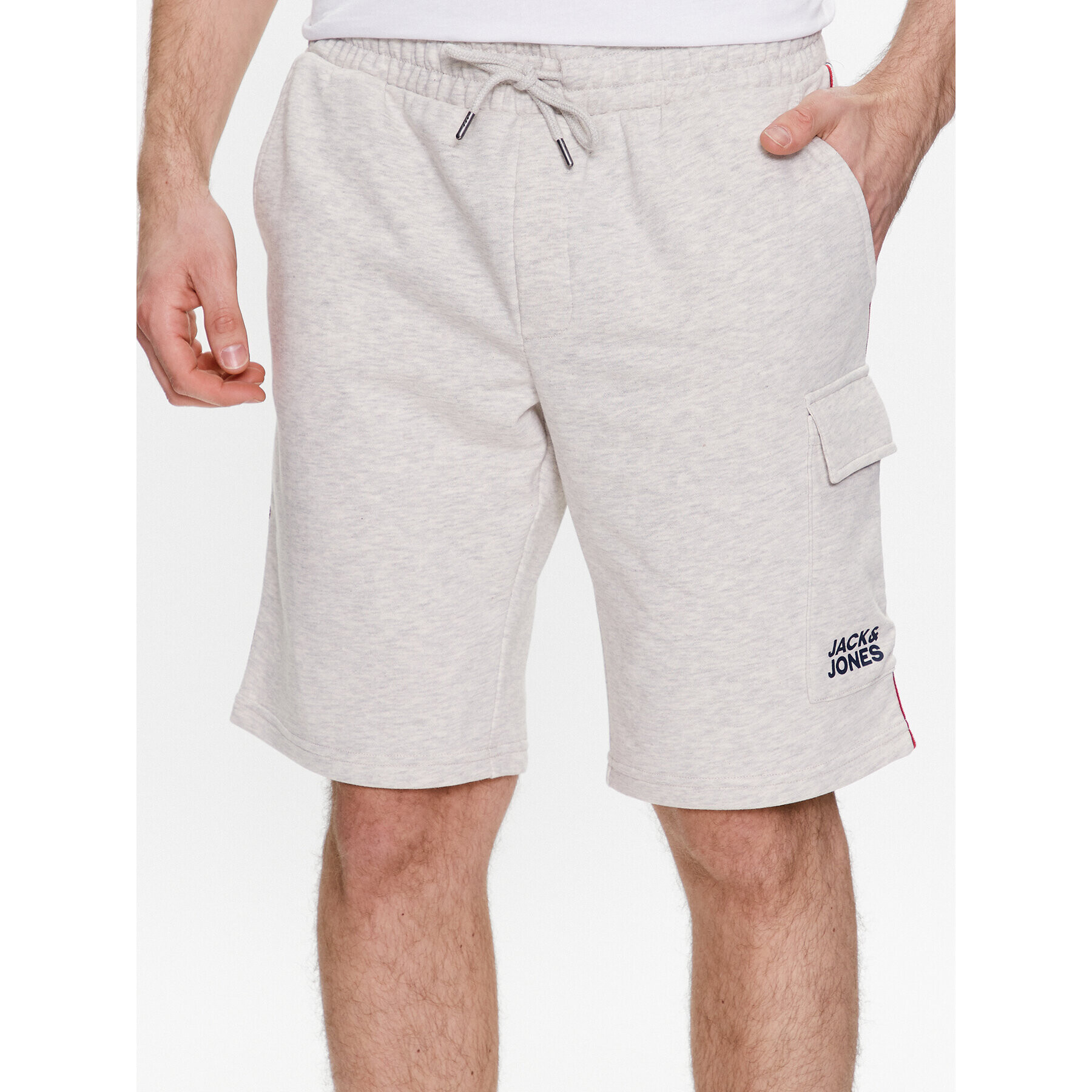 Jack&Jones Sportovní kraťasy Atlas 12225165 Šedá Regular Fit - Pepit.cz