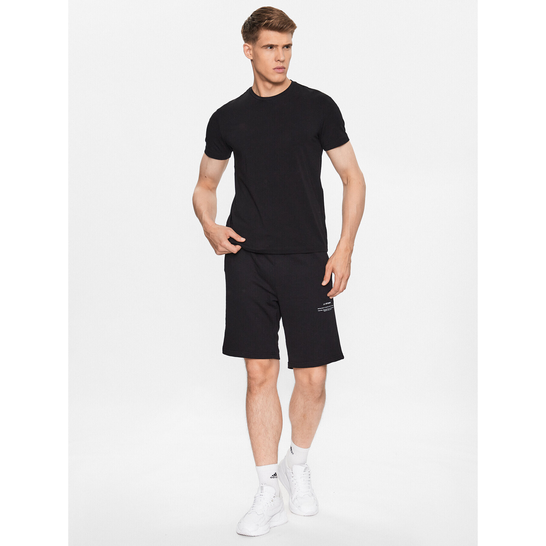 Jack&Jones Sportovní kraťasy Felix 12225113 Černá Regular Fit - Pepit.cz