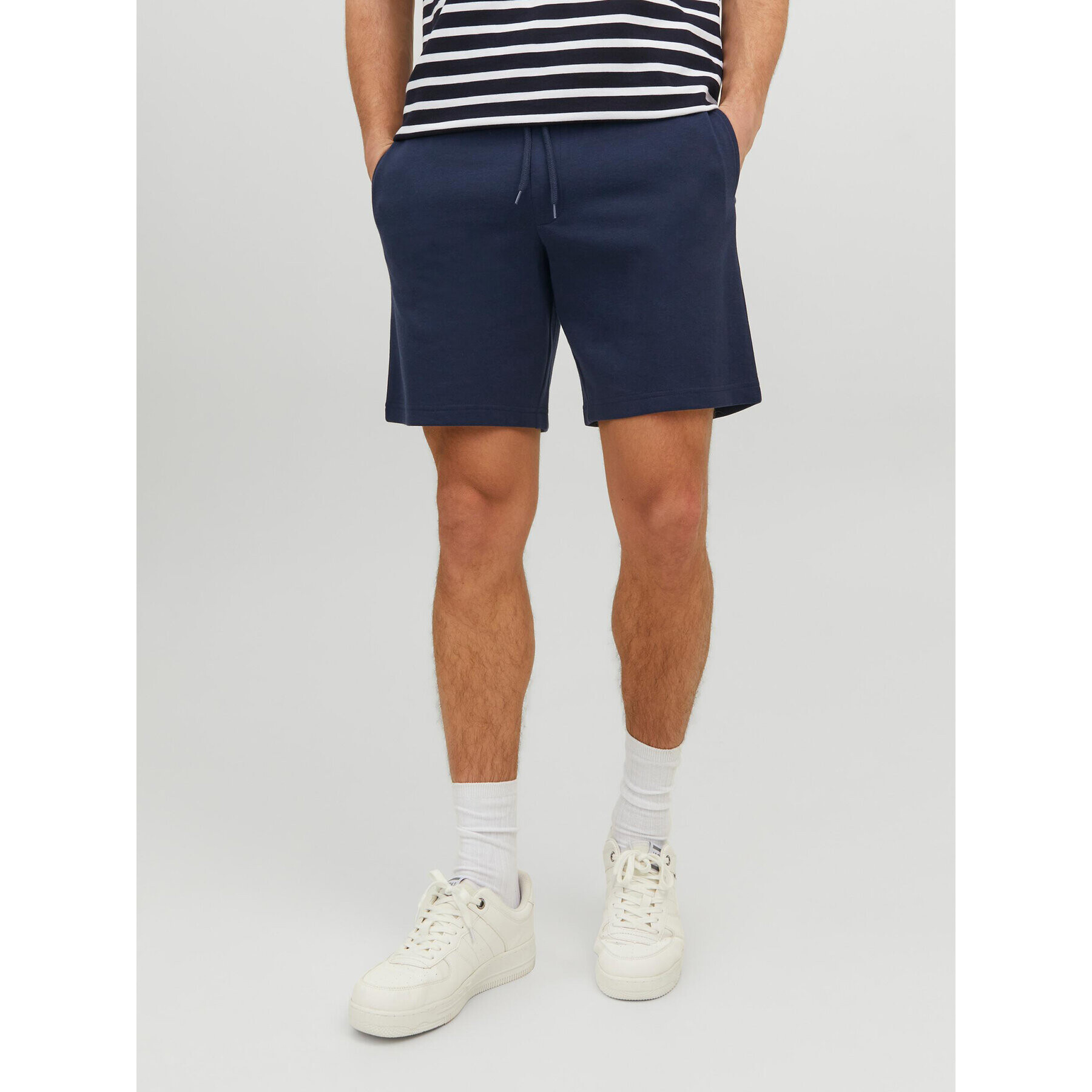 Jack&Jones Sportovní kraťasy New Basic 12224021 Tmavomodrá Regular Fit - Pepit.cz