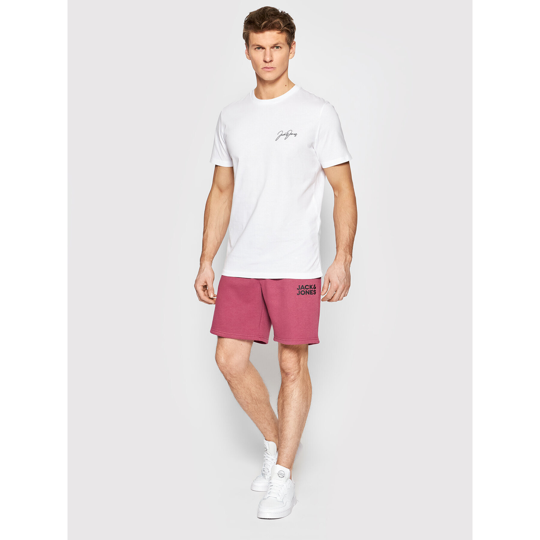 Jack&Jones Sportovní kraťasy New Soft 12186787 Růžová Regular Fit - Pepit.cz