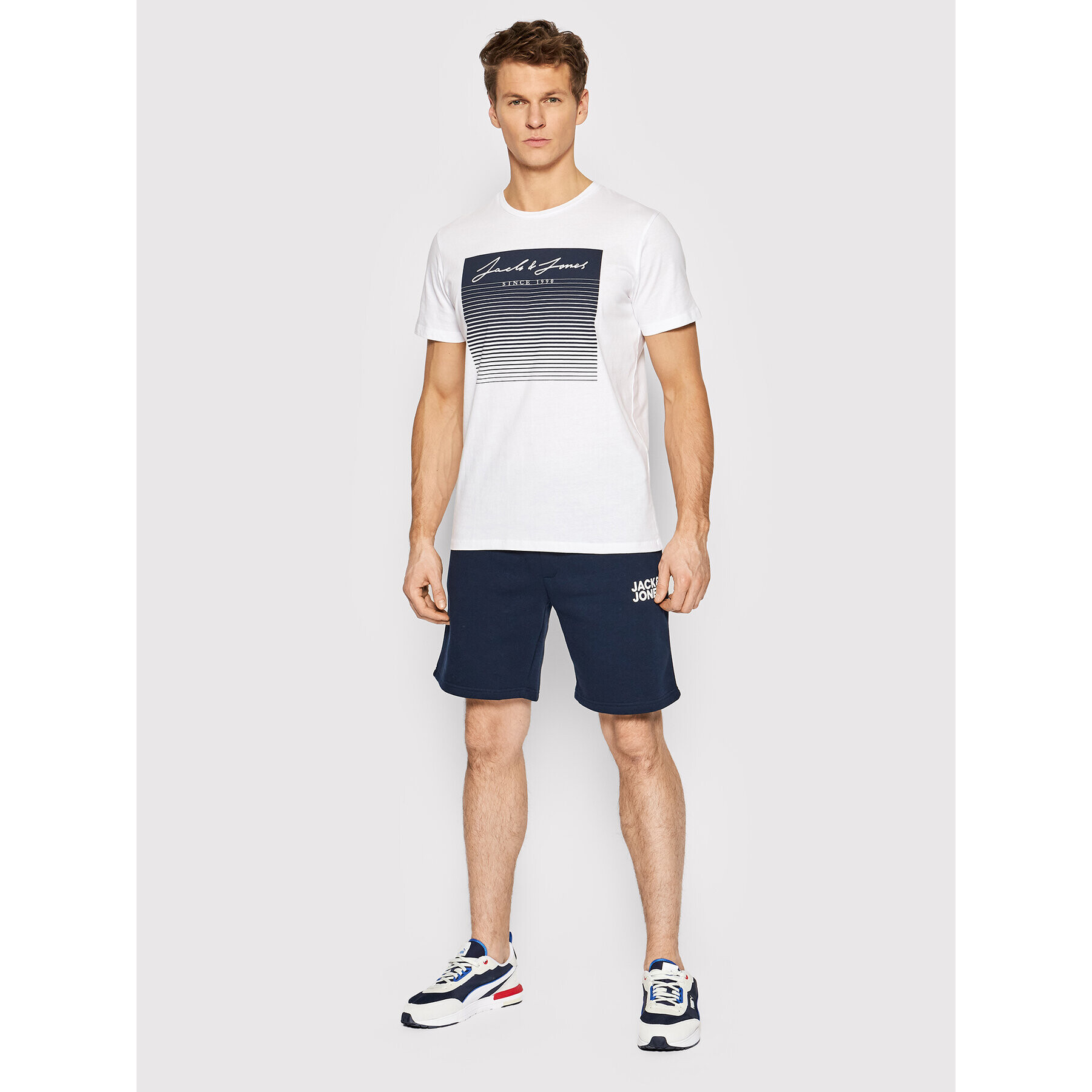 Jack&Jones Sportovní kraťasy New Soft 12186787 Tmavomodrá Regular Fit - Pepit.cz