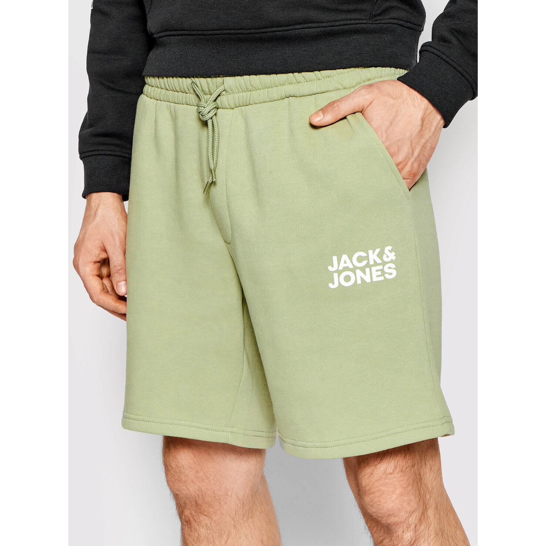 Jack&Jones Sportovní kraťasy New Soft 12186787 Zelená Regular Fit - Pepit.cz