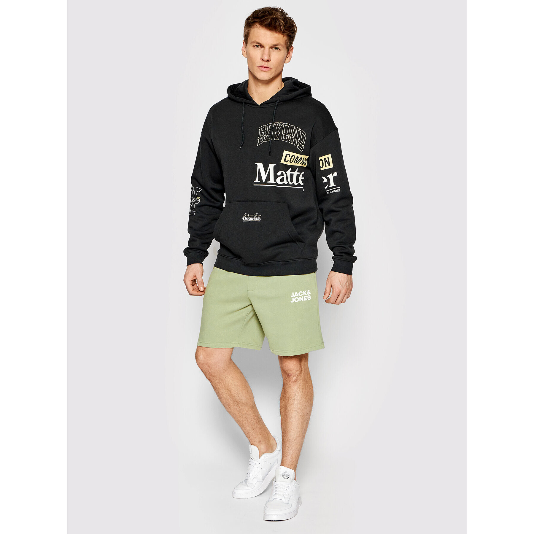 Jack&Jones Sportovní kraťasy New Soft 12186787 Zelená Regular Fit - Pepit.cz